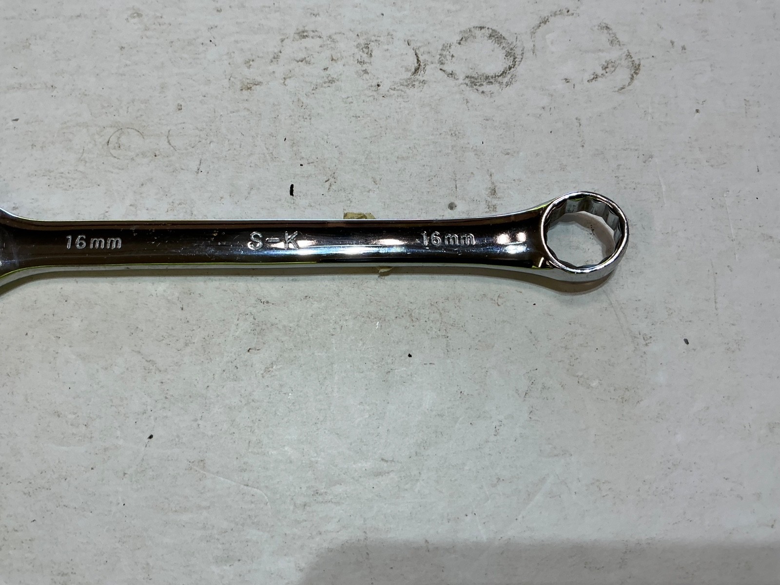 NOS S-K tools SuperKrome 11/16″ combination wrench 88222 USA made