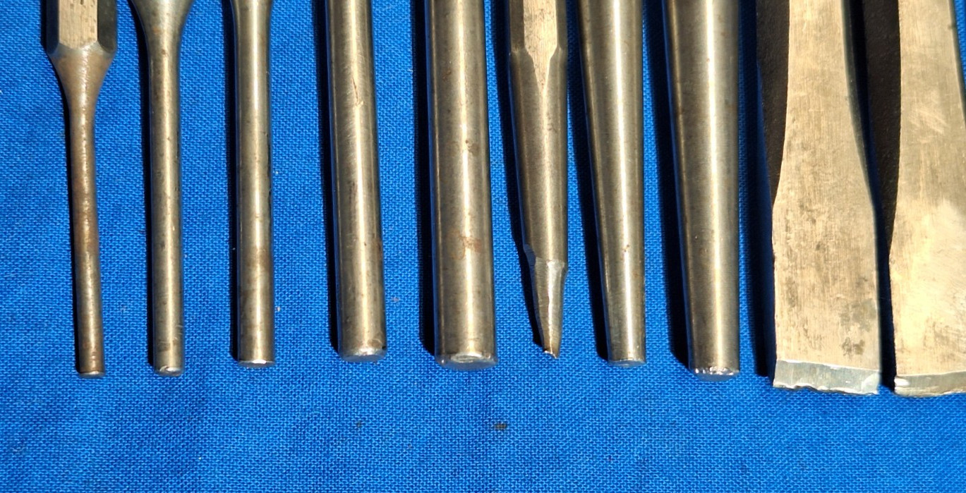 Snap-On 12 piece punch and chisel set PPC820A PPC110A PPC208A PPC108A PPC816A