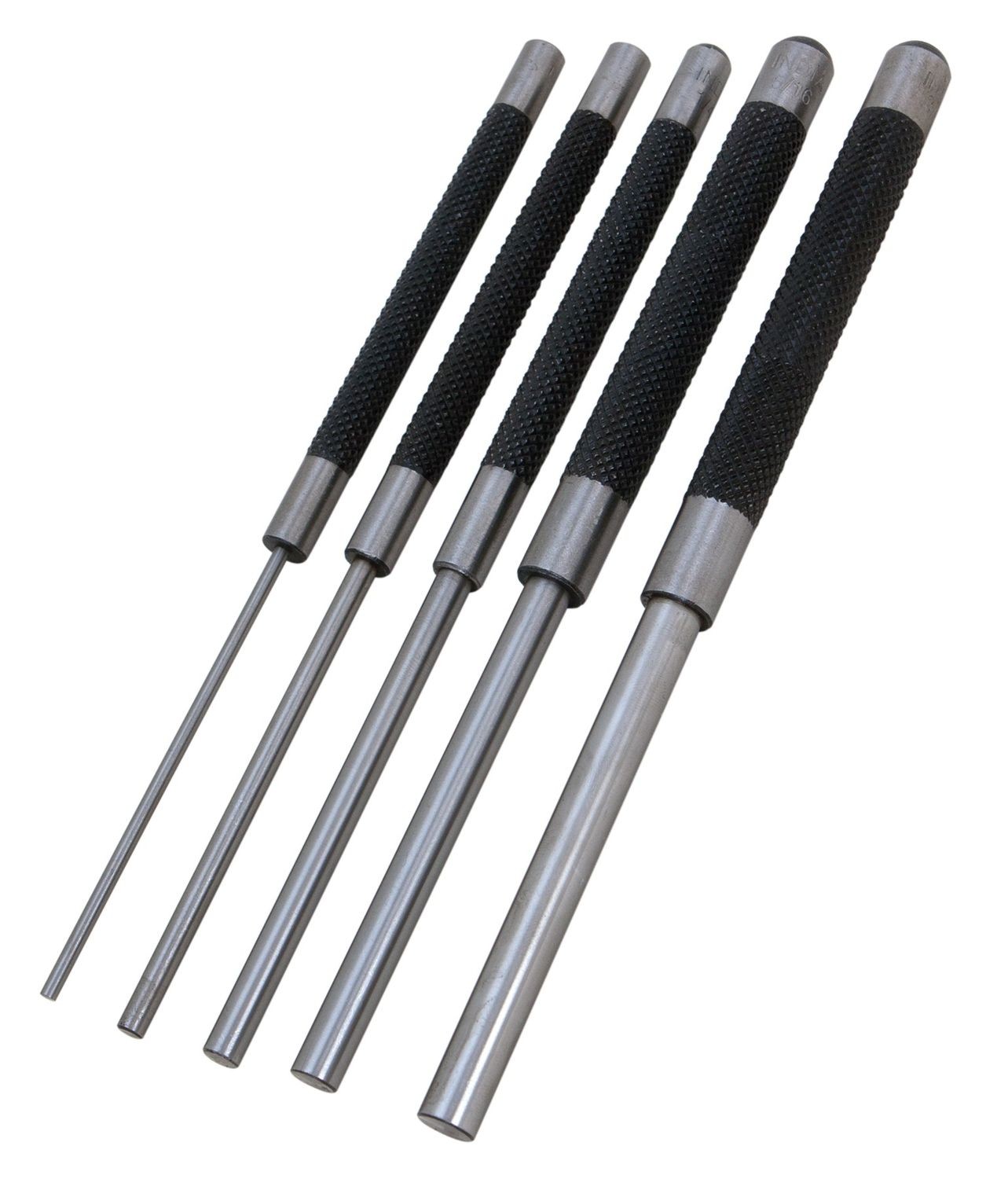 Performance Tool W758 5 Piece 8 Inch Long Pin Punch Set