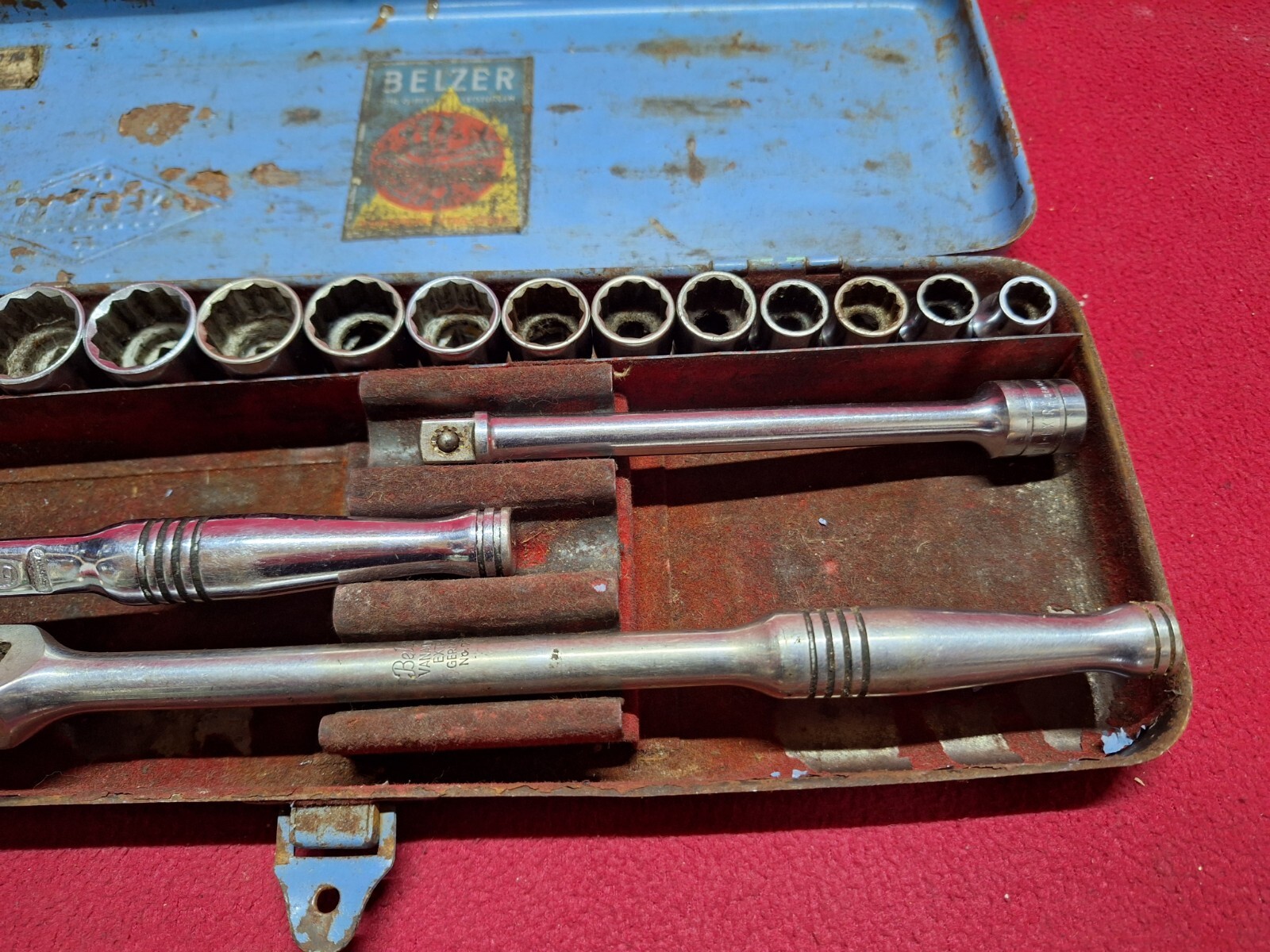 Belzer 7440 Socket Set Industrial Quality Tool 1/2