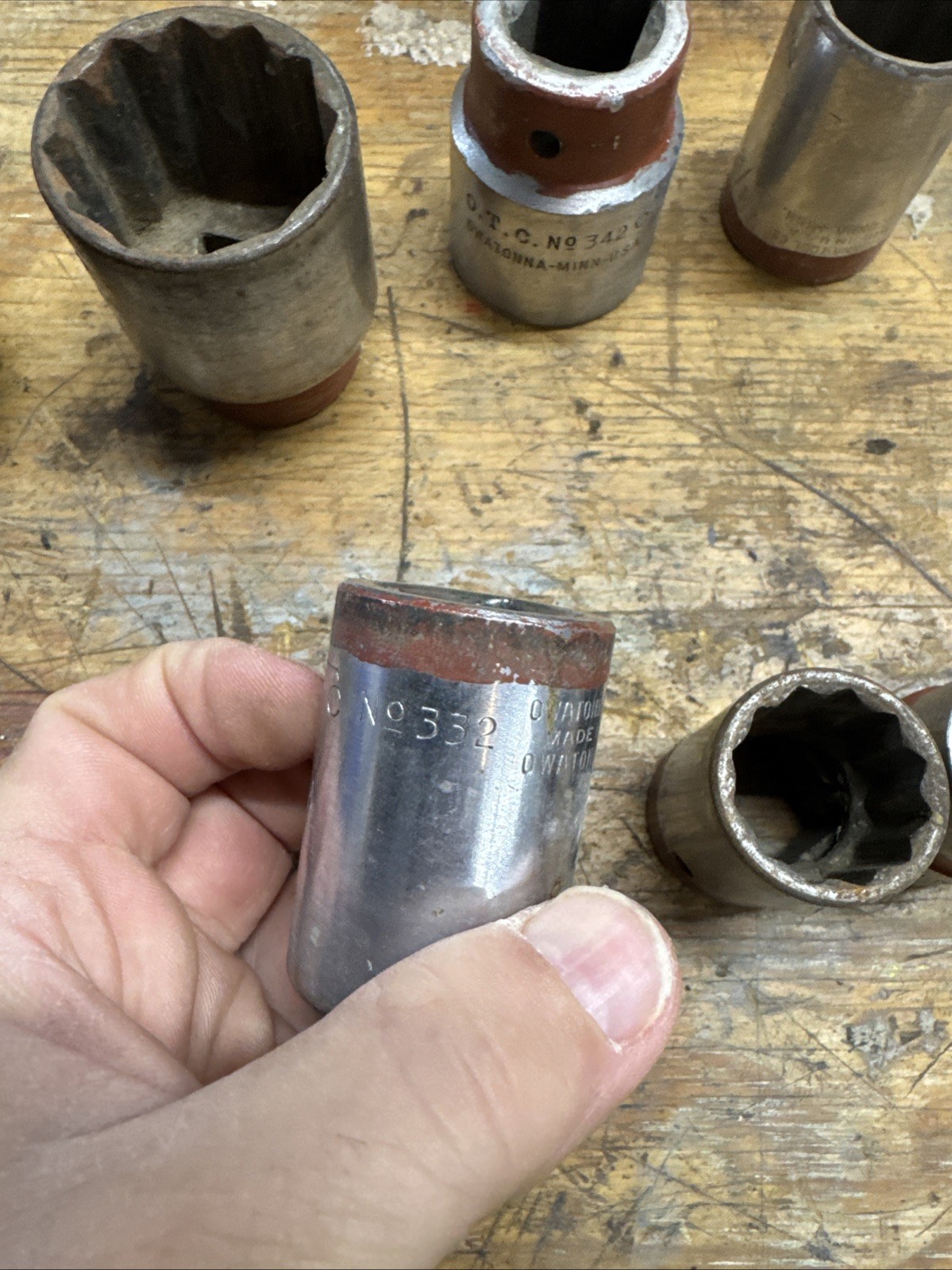 OTC 3/4” Socket Group 12pt 1 7/8 1 5/16 1 1/8 1 1/2 1” 15/16 7/8