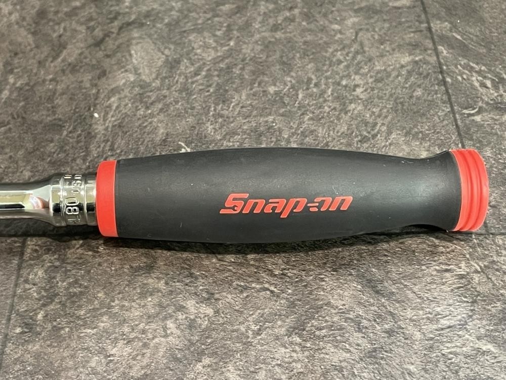 Snap-on FHL80 3/8″ Drive RED Soft Grip LONG Fixed Head Ratchet