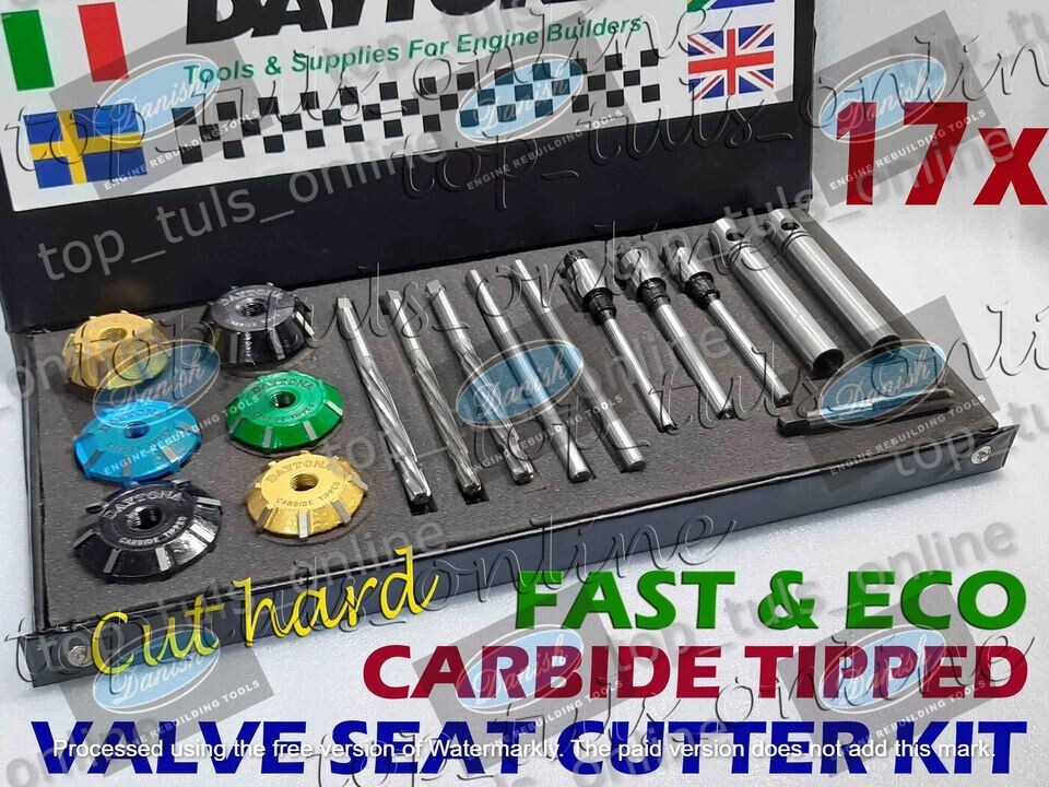 CHEVY BIG BLOCK 348-396-409 66-76 HEADS 3 ANGELS CUT VALVE SEAT CUTTER KIT CARBI