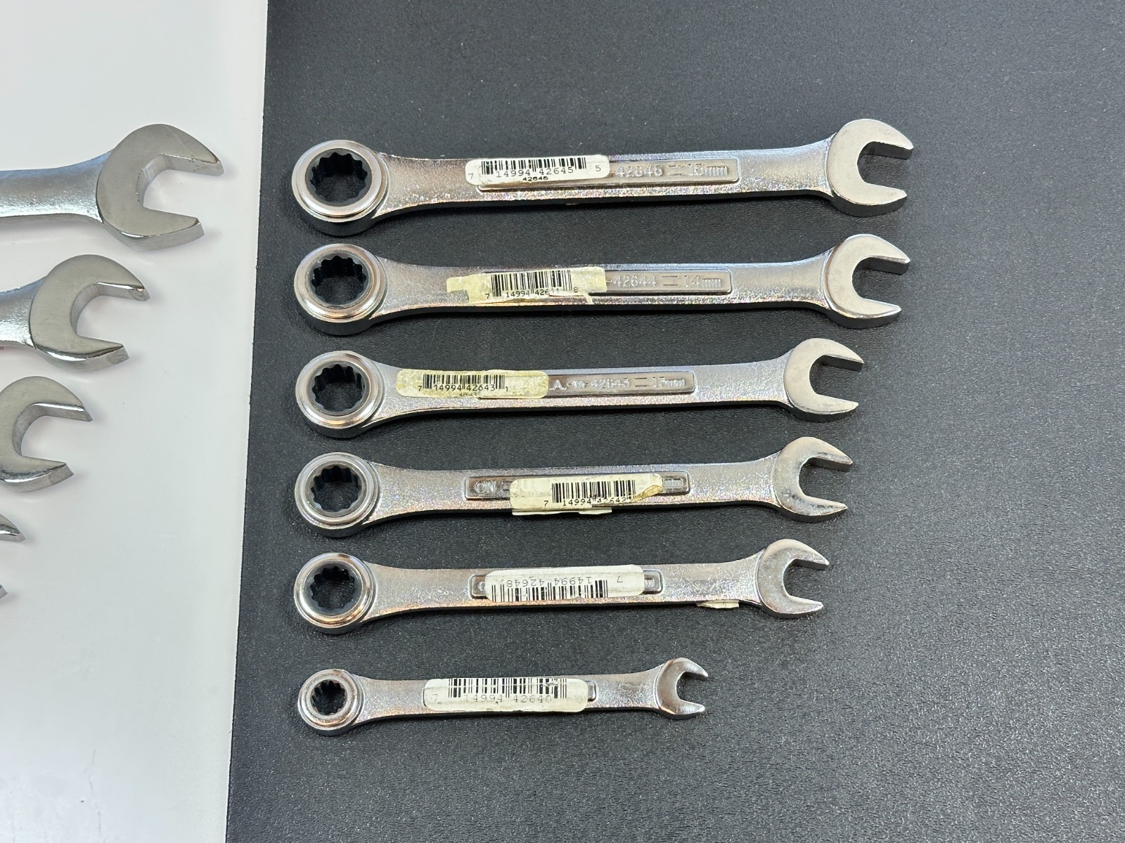 🇺🇸 Craftsman USA 12pc RATCHETING SAE 3/8-3/4 & Metric 8-15mm Wrench Set (NOS)