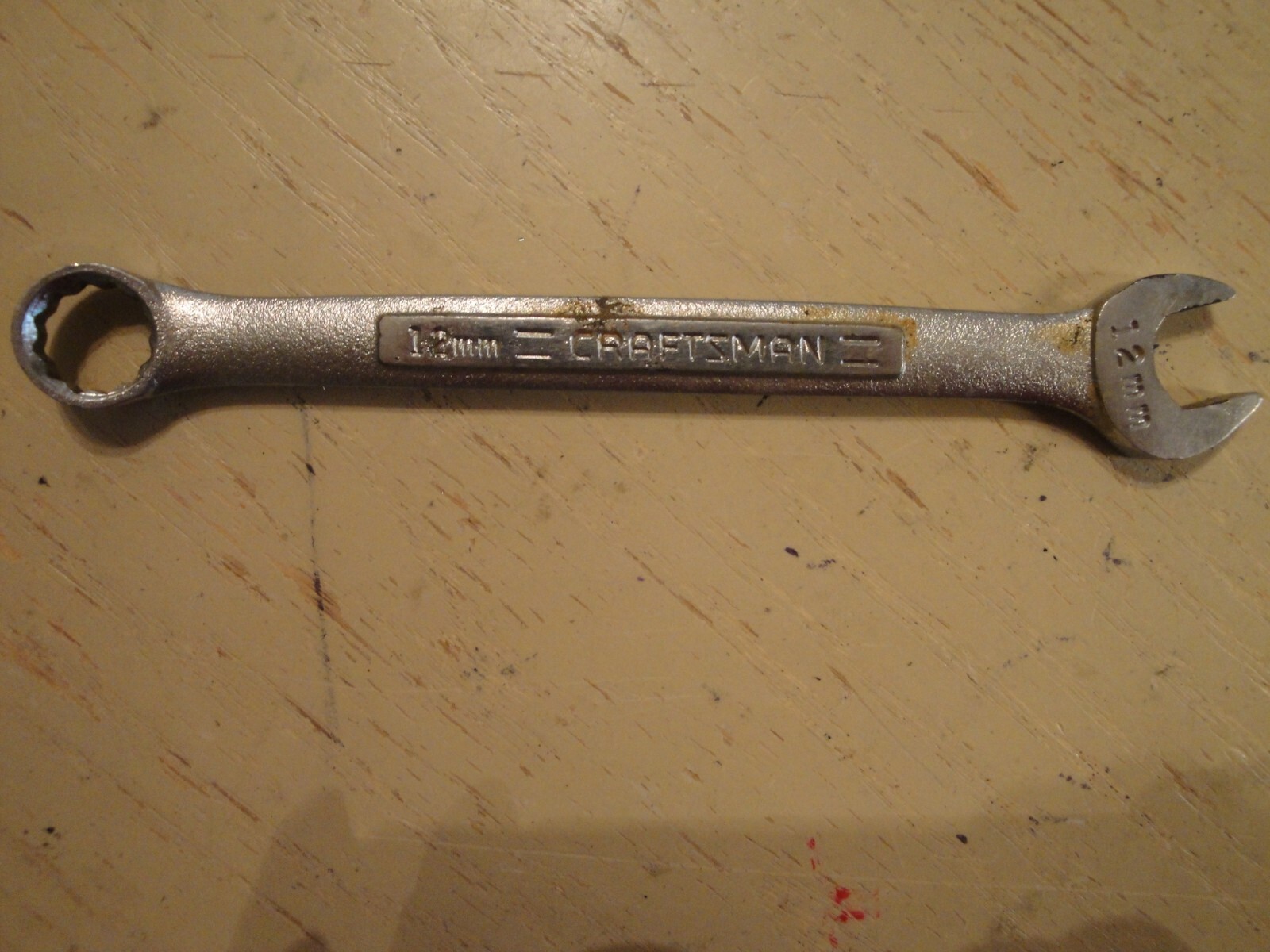 Craftsman 12MM Combination Wrench Vintage VA 42916 Made in USA #D95