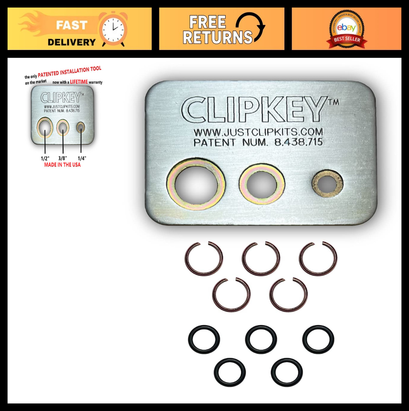 3/8″ Friction Rings for Impact Wrenches – Compatible with Milwaukee FUEL Models