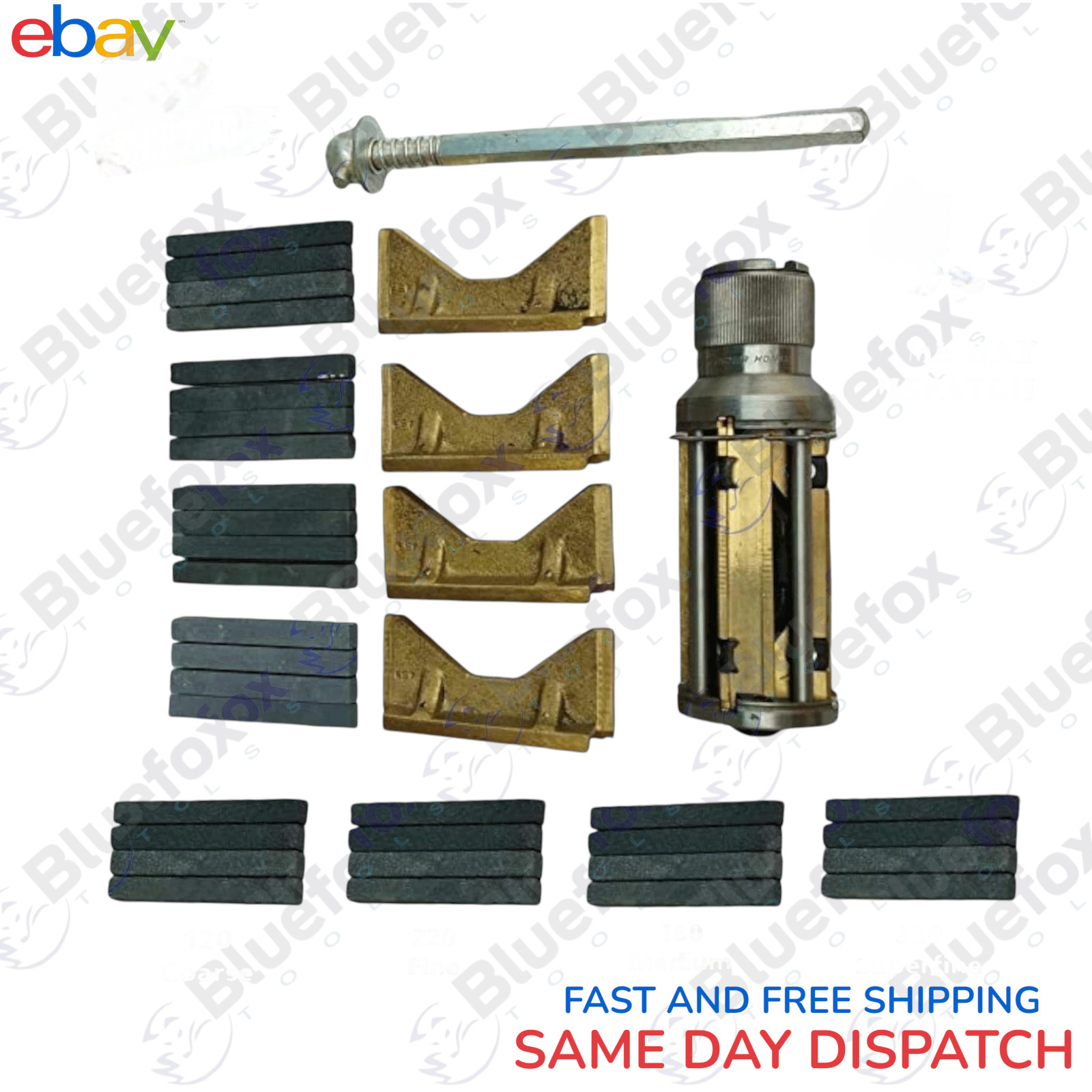 62 TO 88 MM ENGINE CYLINDER HONE KIT- HONING MACHINE + 8 SET HONING STONES