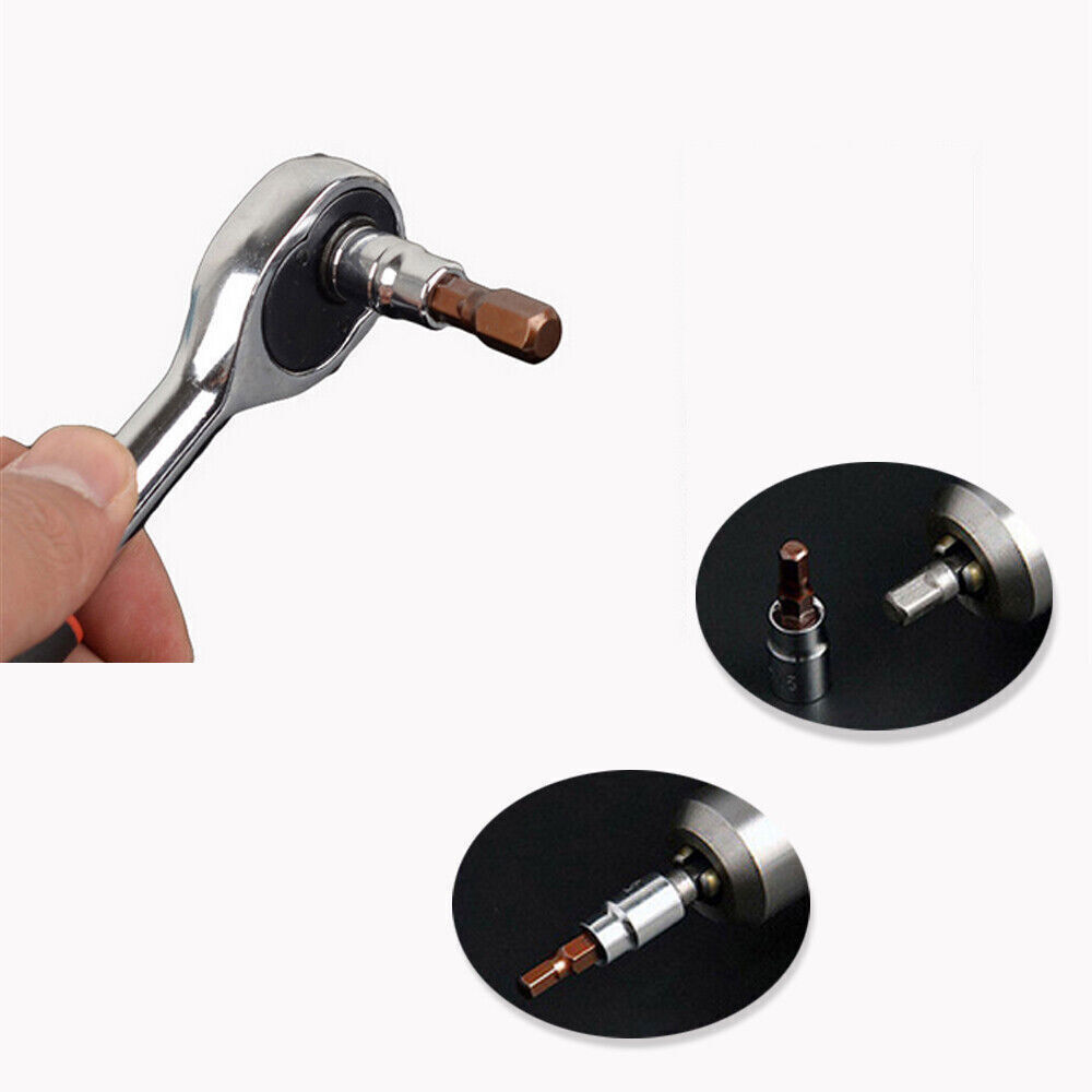 6pcs 3-8mm 1/4inch Hexagonal Drive Metric Hex Bit Sockets Nutdrivers Tools Set