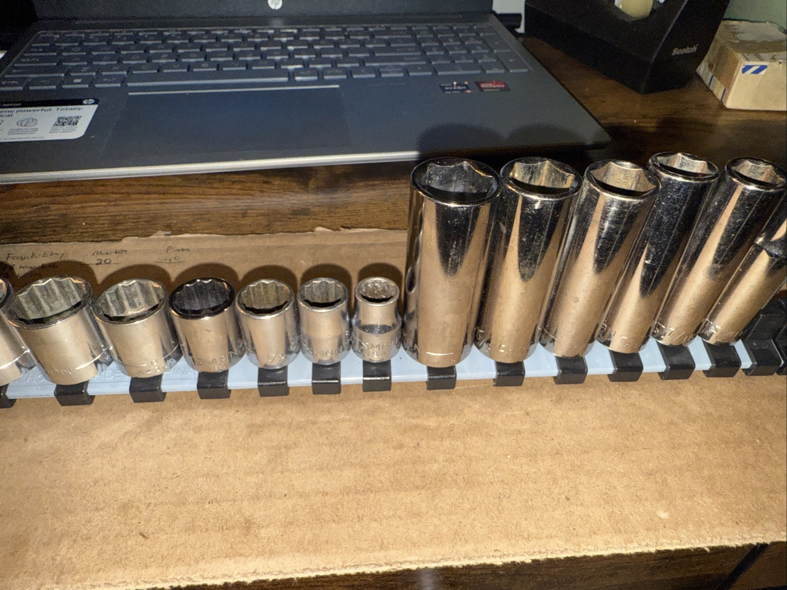 14pc Craftsman 3/8″ Dr SAE 12pt Shallow Sockets 3/8-13/16″+ 6pt Deep 3/8-11/16″