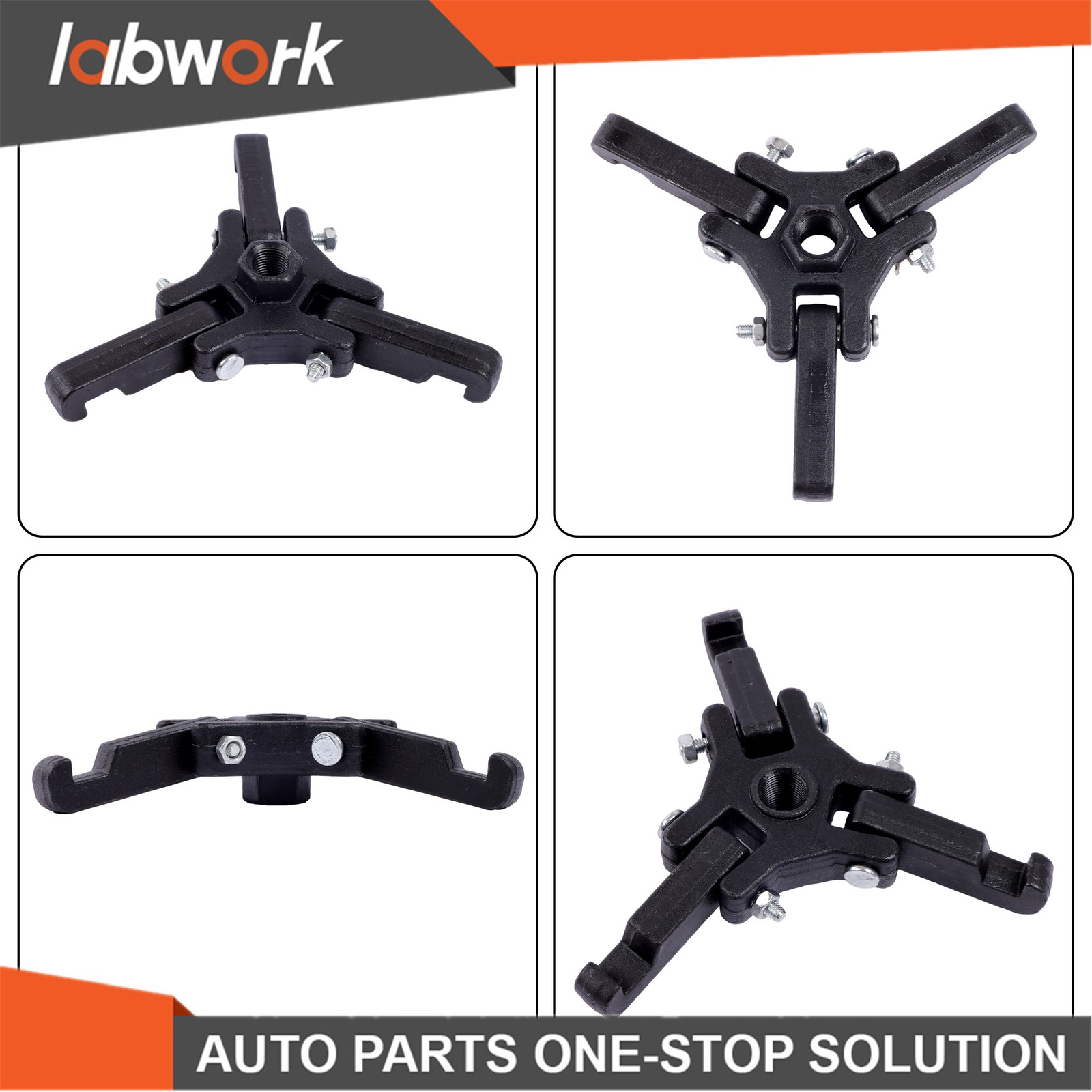 Labwork Harmonic Balancer Removal Tool Kit Puller Dampers For Jeep Ford GM SUV