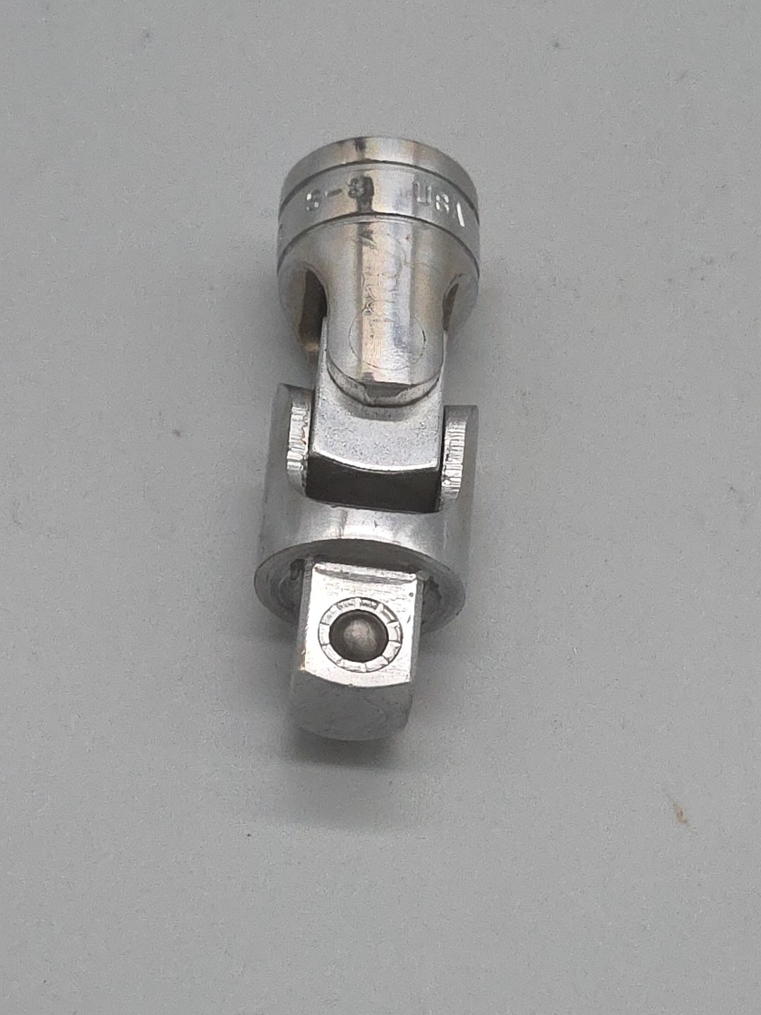 Snap On Tools S-8 1/2 Drive Universal Joint Swivel Wobble Chrome Adaptor
