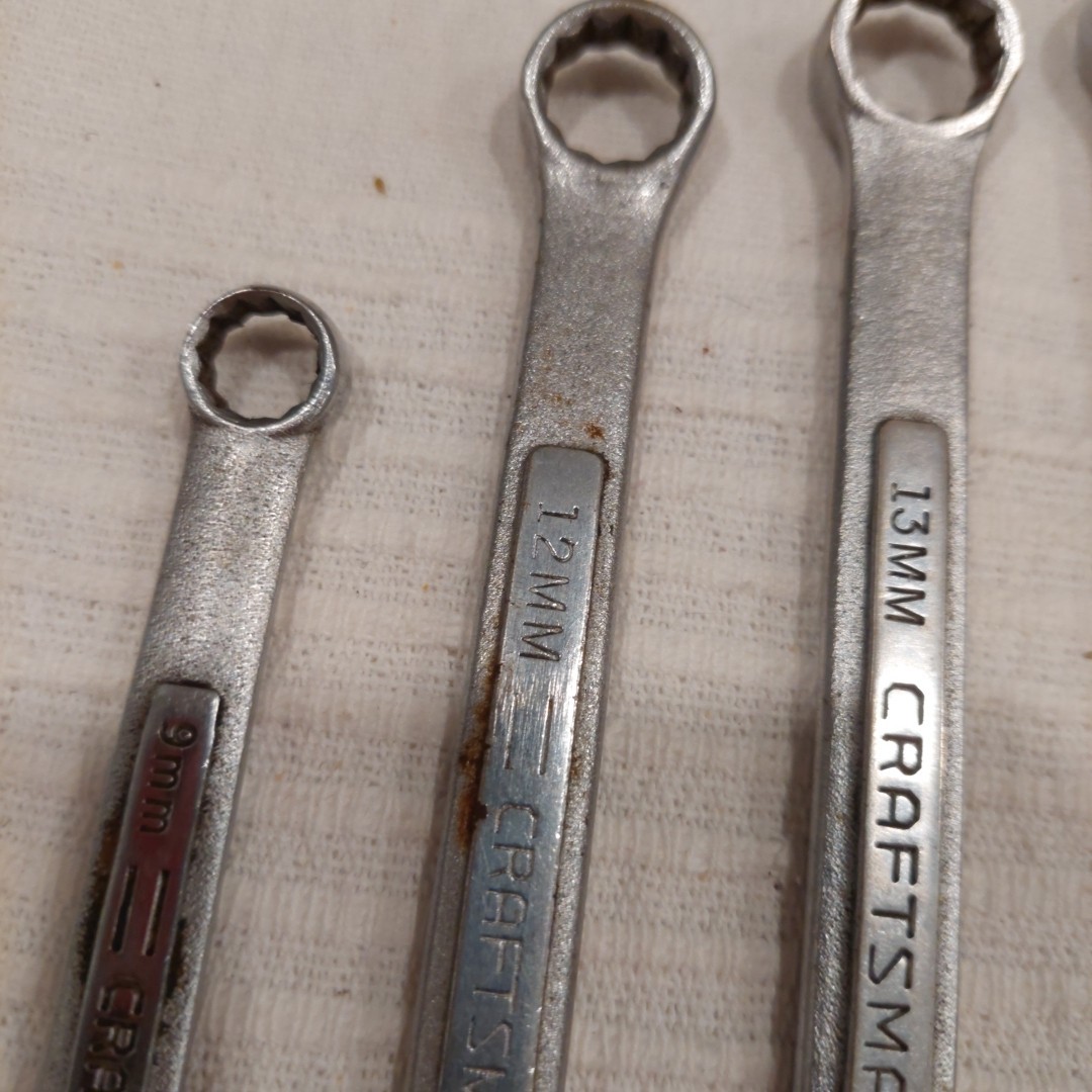 CRAFTSMAN Metric 12PT Combination Wrench Set (7-pieces) 9mm-19mm U.S.A.