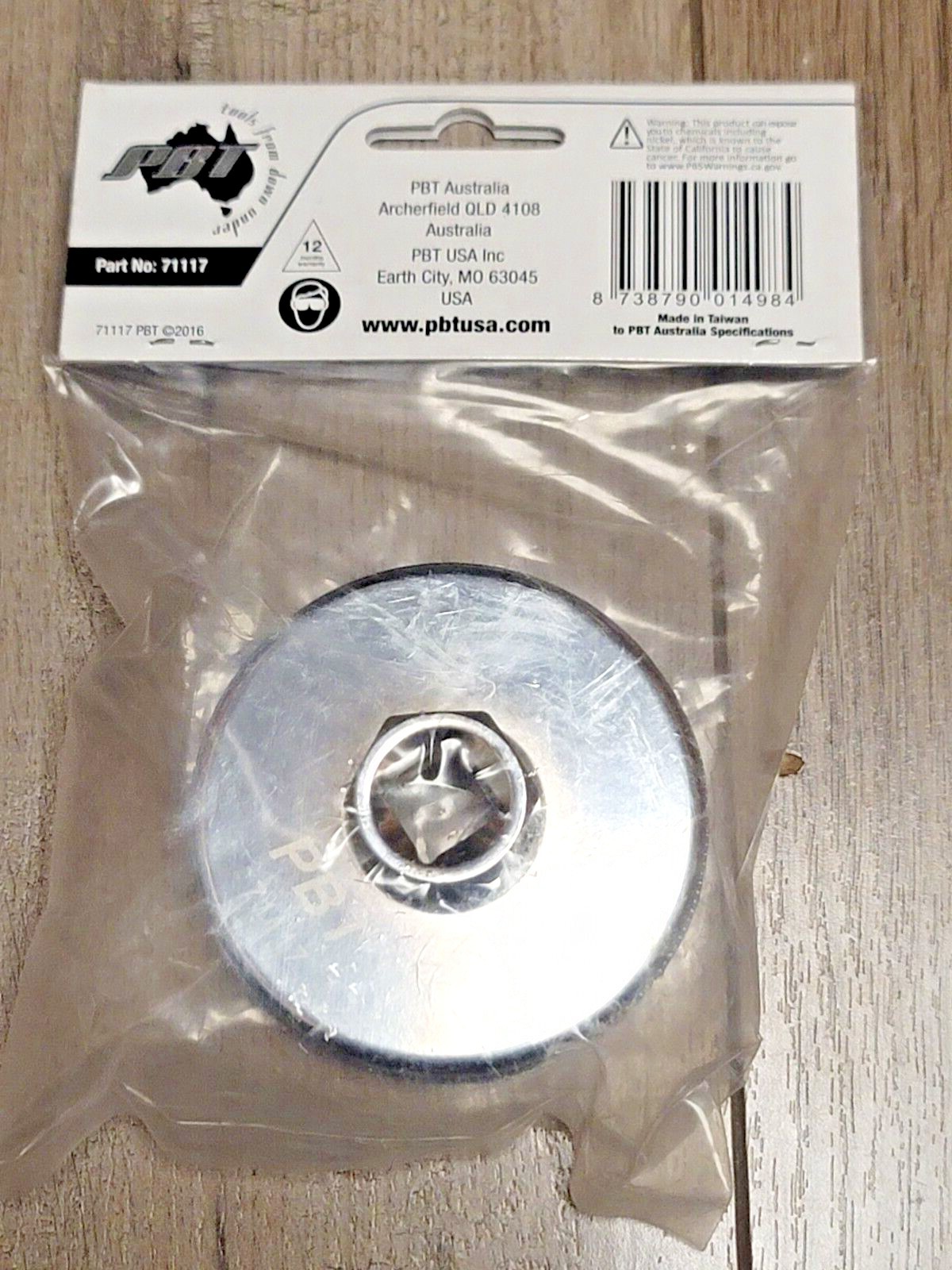PBT Heavy Duty 64mm Toyota/Lexus Oil Filter Socket Wrench, 1/2 dr #71117