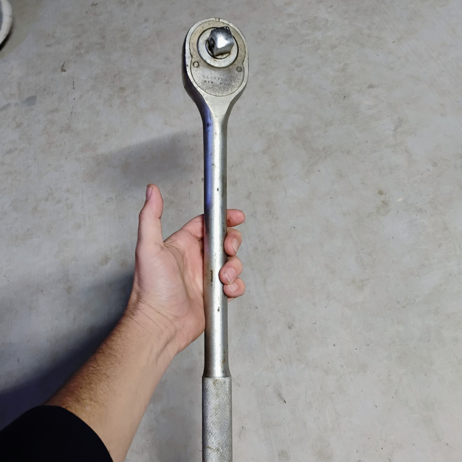 Proto 5649 3/4» Drive Ratchet. 20″ Long Heavy Duty Pear Shape Made in USA