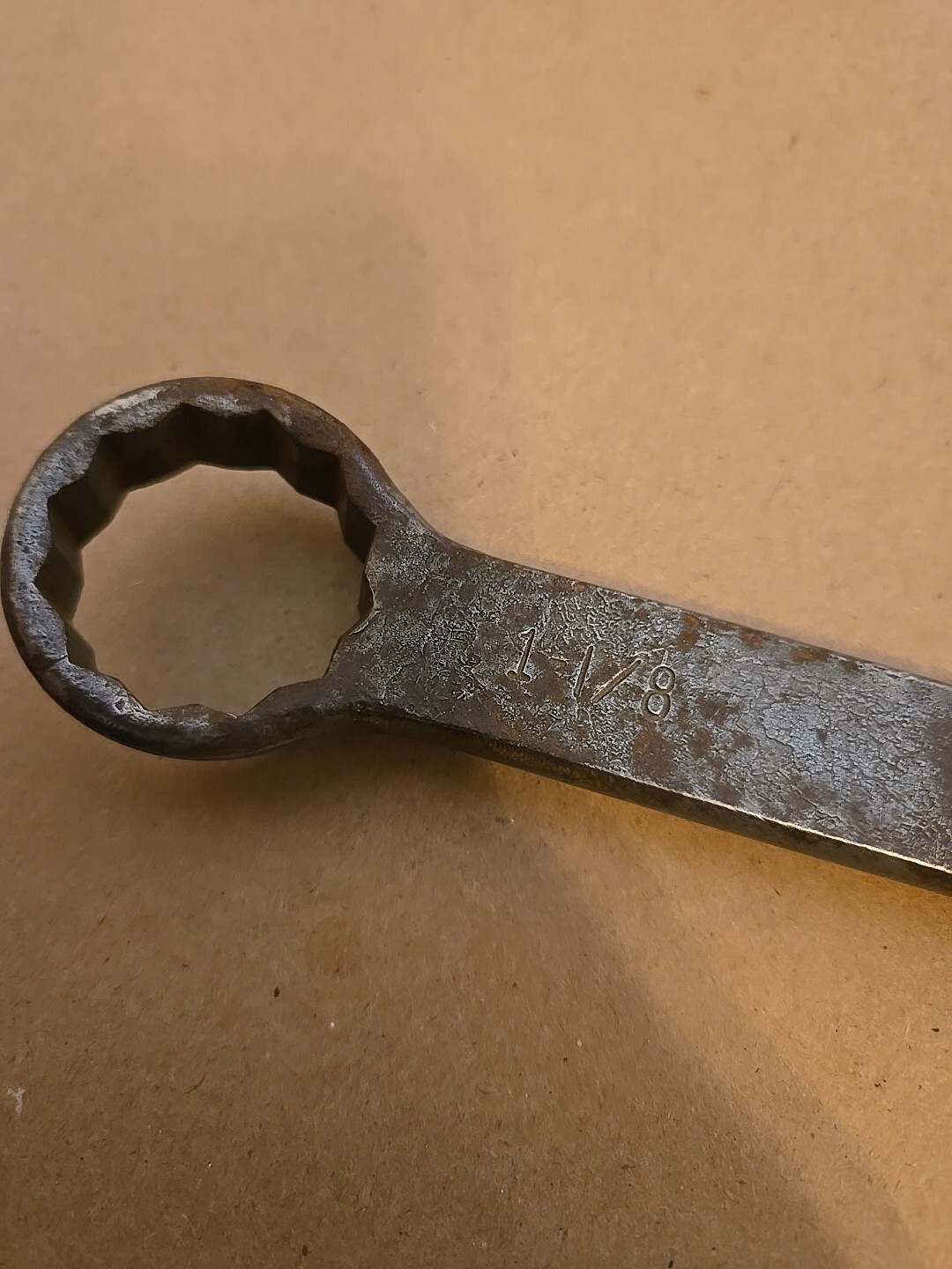 Mac Tools Vintage 13.5″ Long 1-1/8″ 12PT Combination Wrench C15