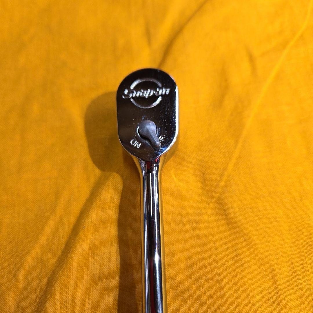 Snap-on TL72 1/4″ Drive Chrome Long Handle Ratchet sold as is
