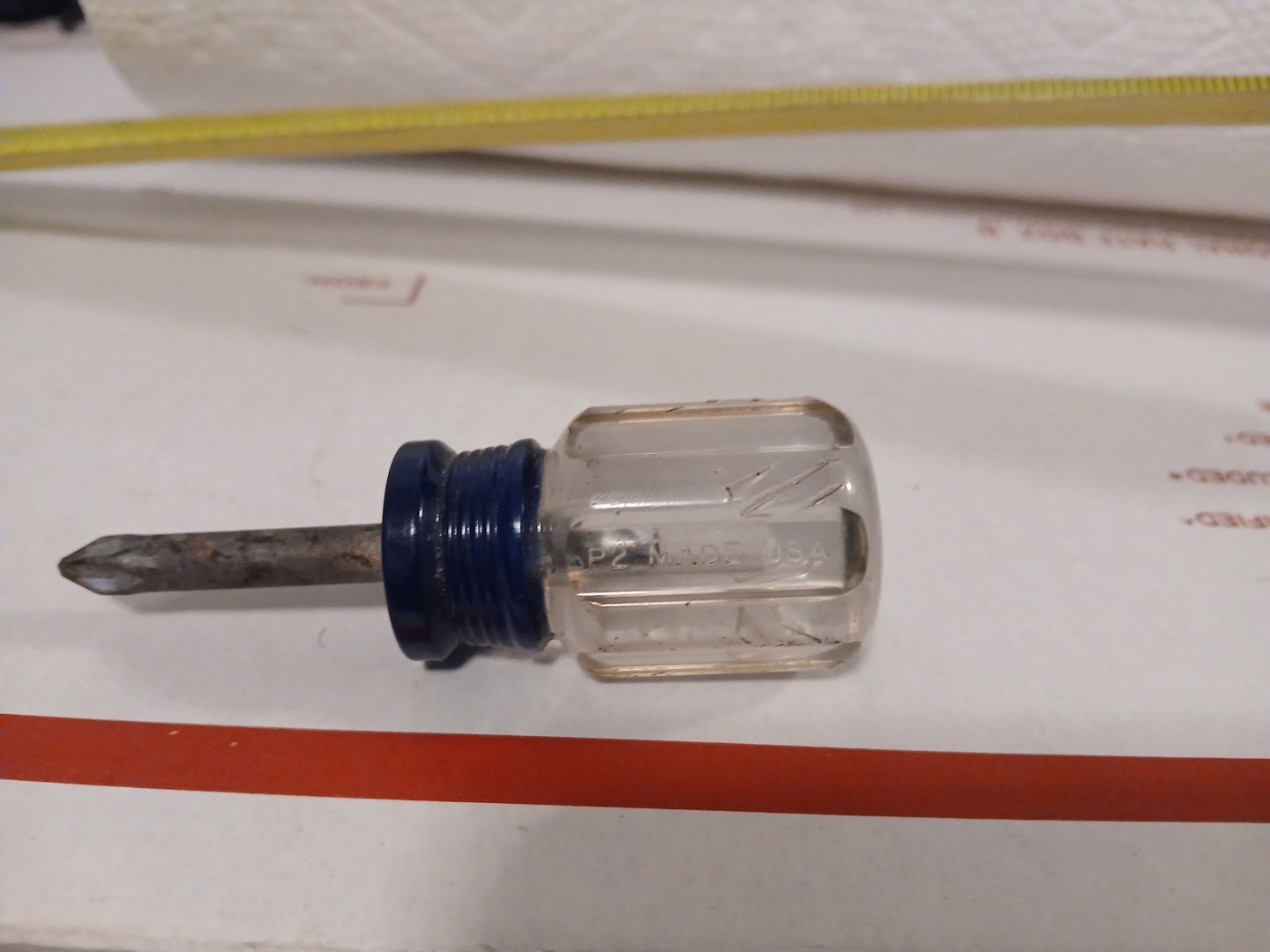 Craftsman Tools USA (WF) NOS #2 Phillips Stubby Short Screwdriver Model 4118 Spr