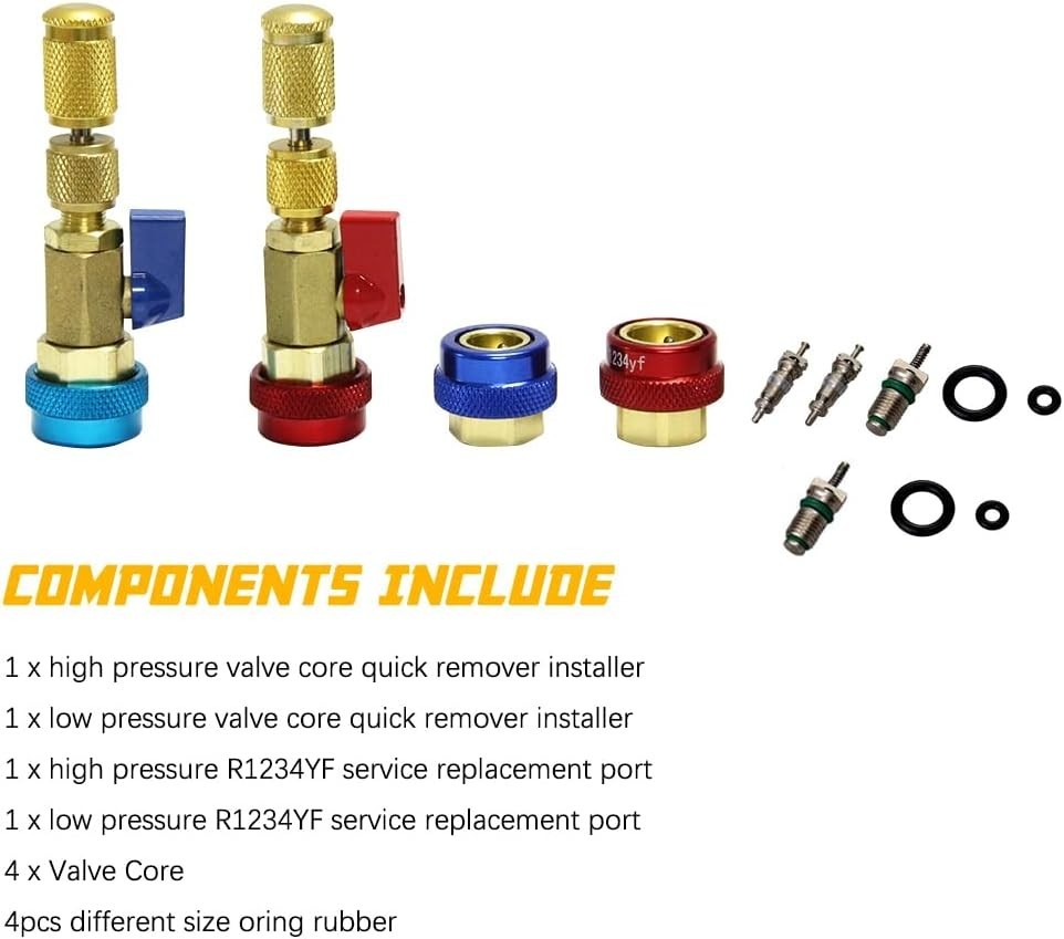 Automotive Air Conditioning Repair Tool Set