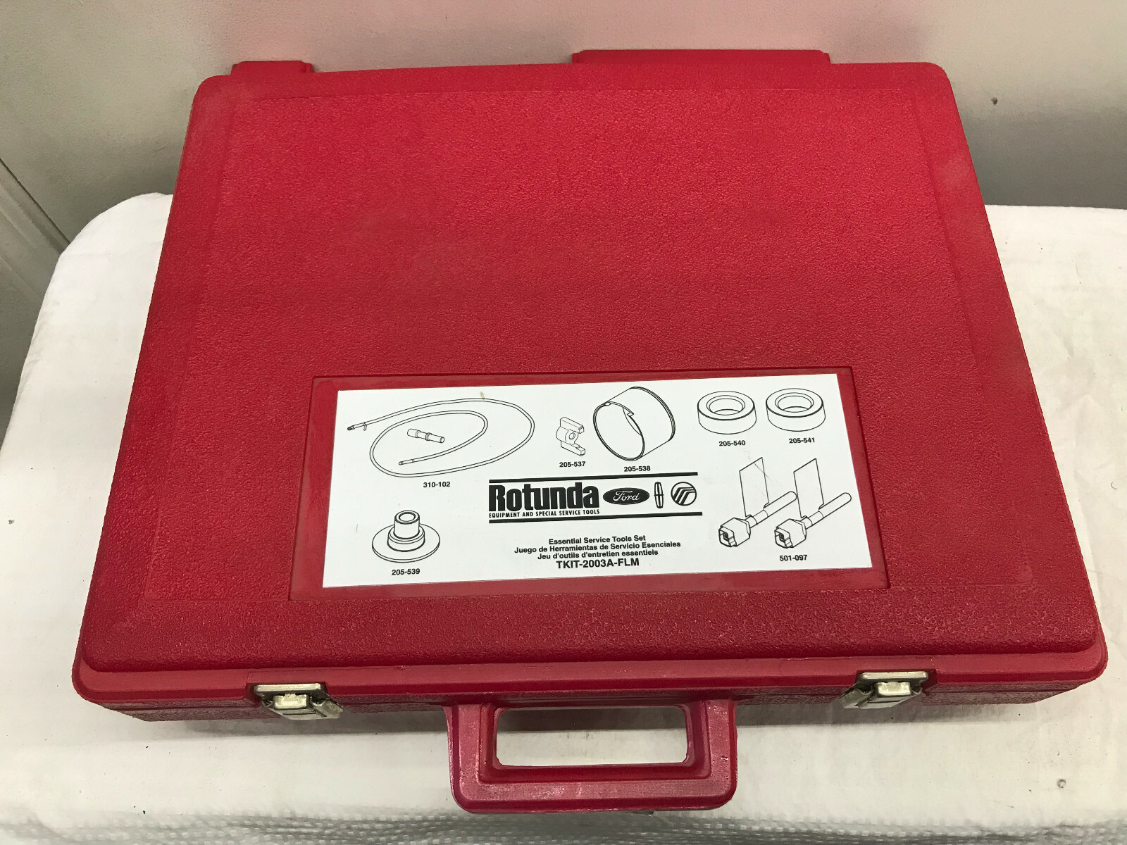 Ford Rotunda TKIT-2003A-FLM Differential Repair Bushing SRS Fuel System Tool Set