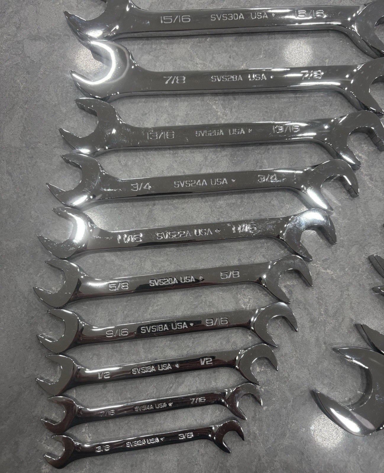 Snap-On FDP SAE And Metric Four Way Angle Wrench Set