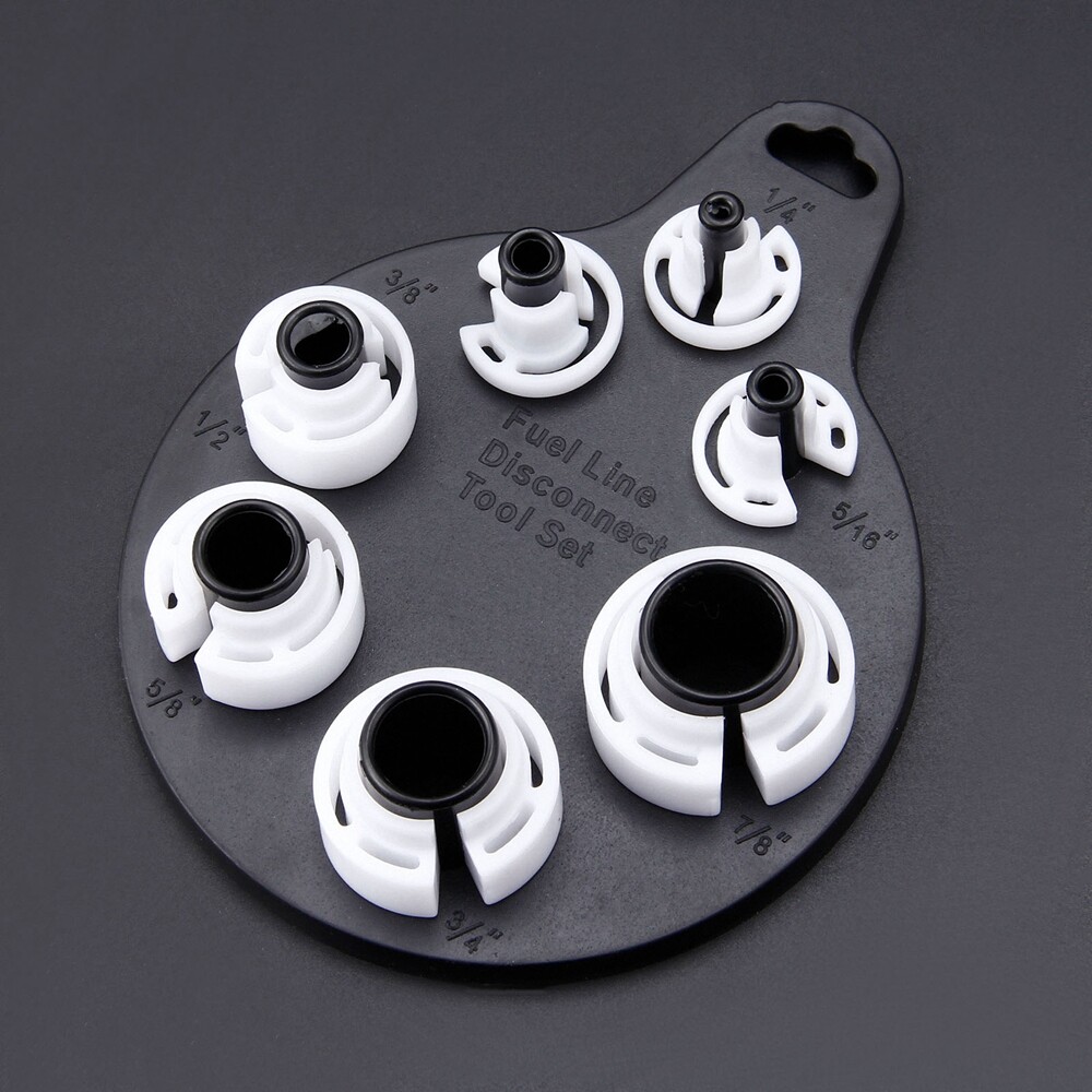 7Pcs Plastic Air Condition Quick Disconnect Tool Set 1/4″ to 7/8″ Black/White