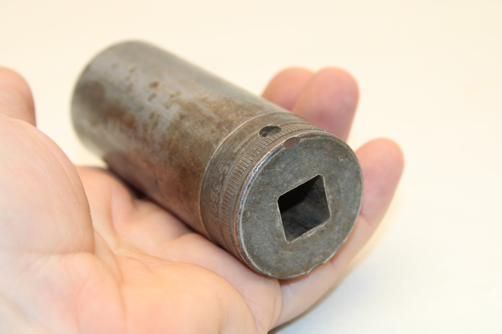 Vintage Snap-on (S360 1/2) 1/2 Drive Socket 1-1/8 inch 12 pt. Deep USA