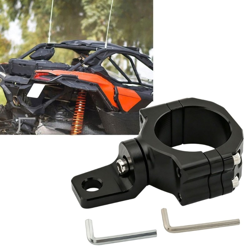 Round Bar Light Mount Bracket for UTV Vehicle Bar Setups Kit