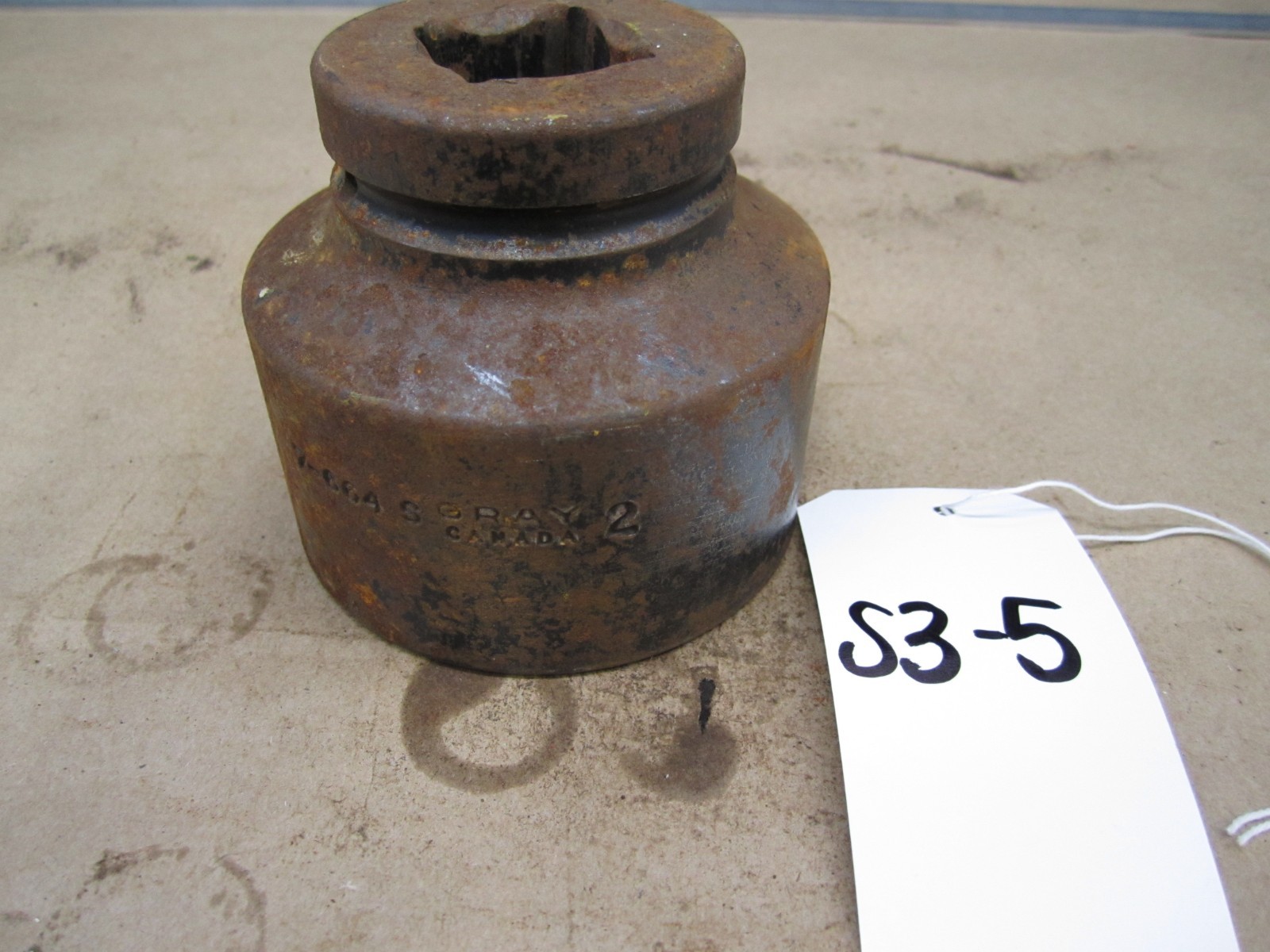 GP GREY PNEUMATIC 1″ Drive 2″ 8 pt 7-664 Impact Socket
