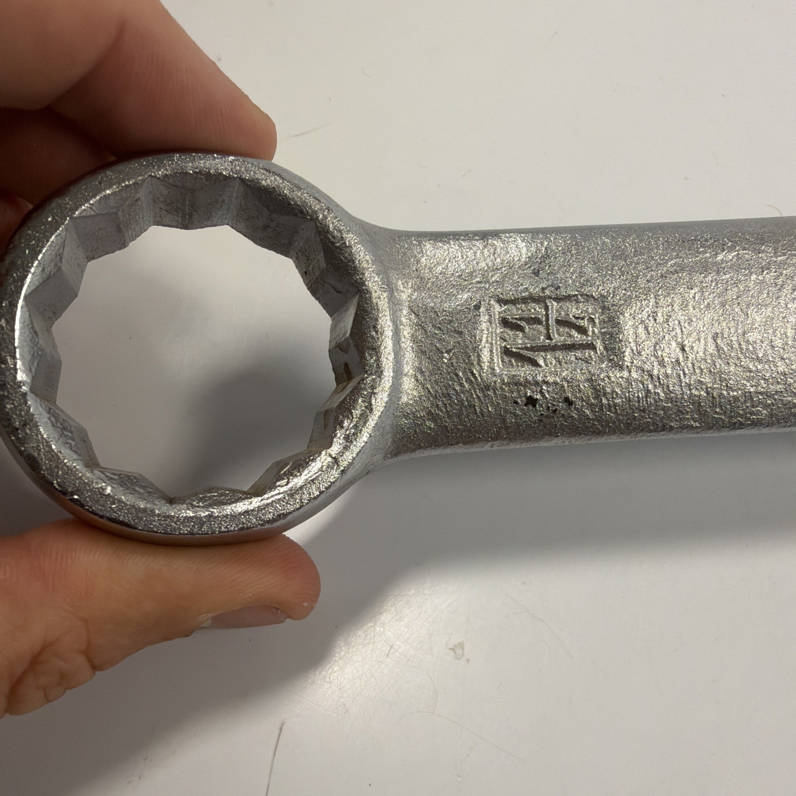 Vintage 1-1/4 No 216 Palmera Truecraft Spain Combination Wrench Alloy 17” Long
