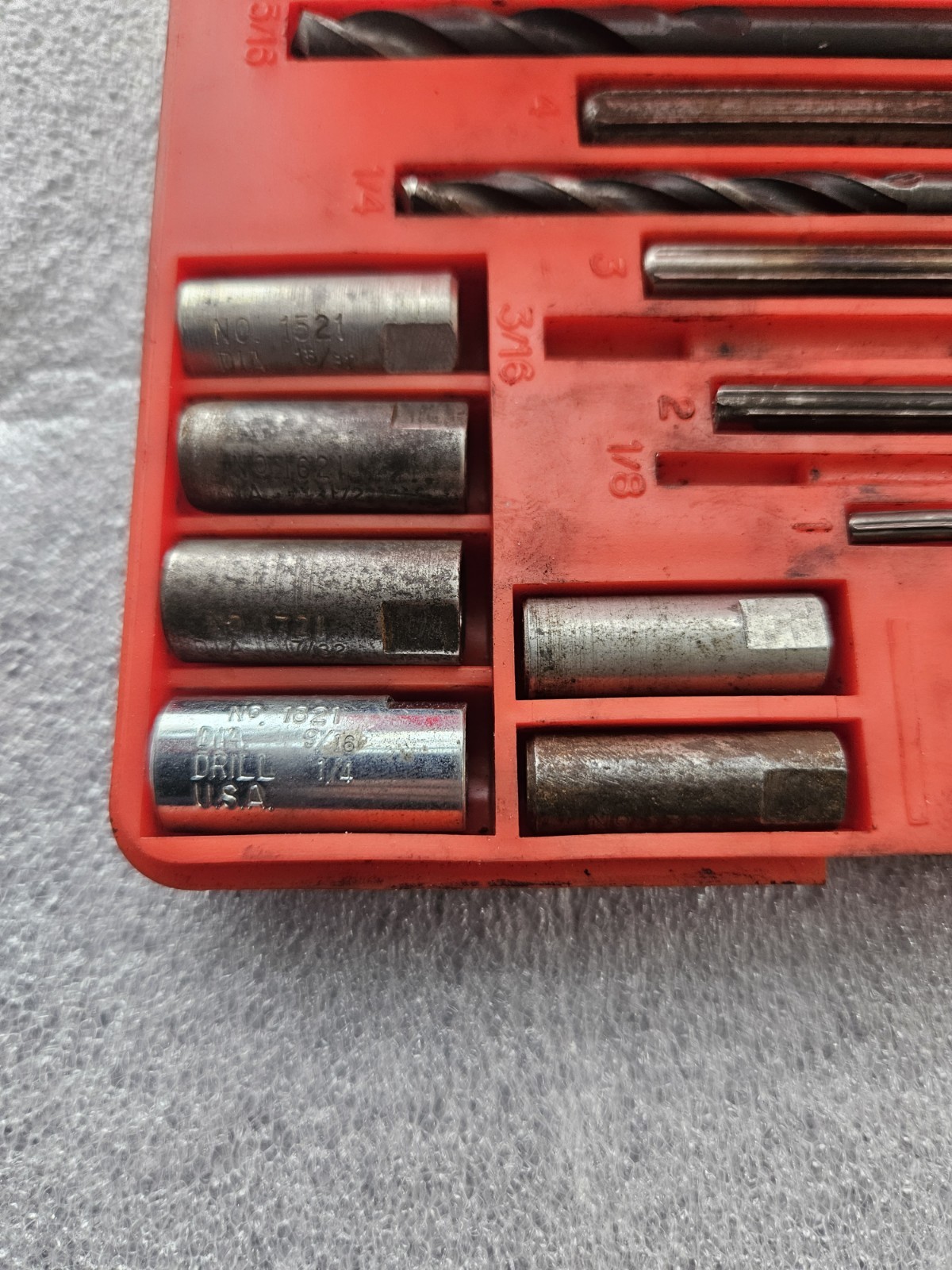 Snap On Blue Point Screw 1020 Extractor Set 1020 Screw Extractor Set