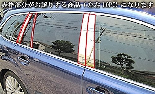 BRIGHTZ Ultra-Mirror Finish Stainless Steel Black Plated Pillar Panels with
