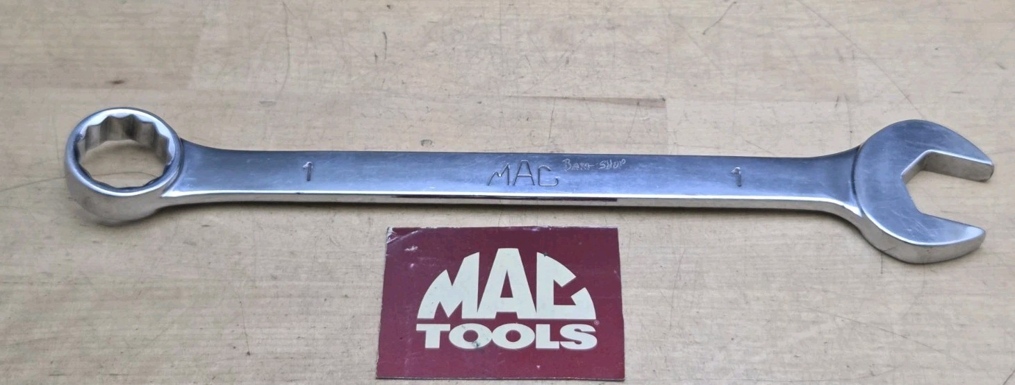 MAC Tools CW32 – 1″ Standard Handle 12Pt Chrome Combination Wrench Nice