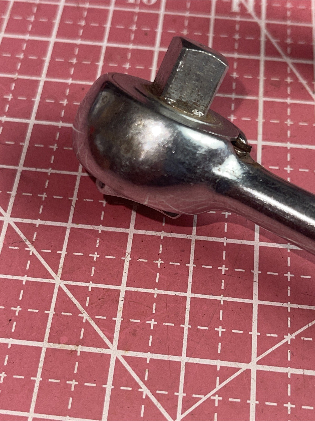Vintage Indestro USA Super No 2775 3/8 Drive Ratchet 3/8” + 3 Sockets 1/2 5/8