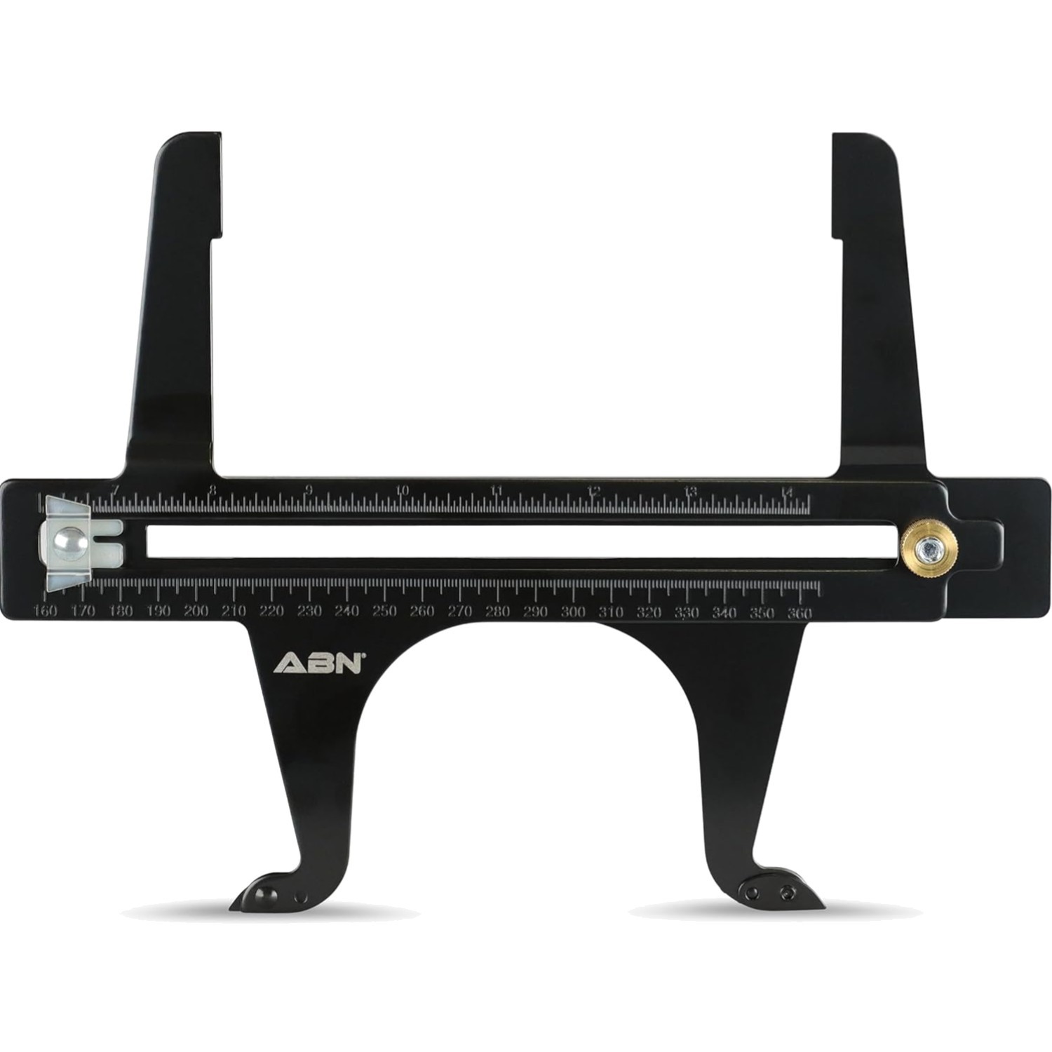Brake Measuring Tool 6.5-14.25 Inch Dual Scale Gauge Adjustment