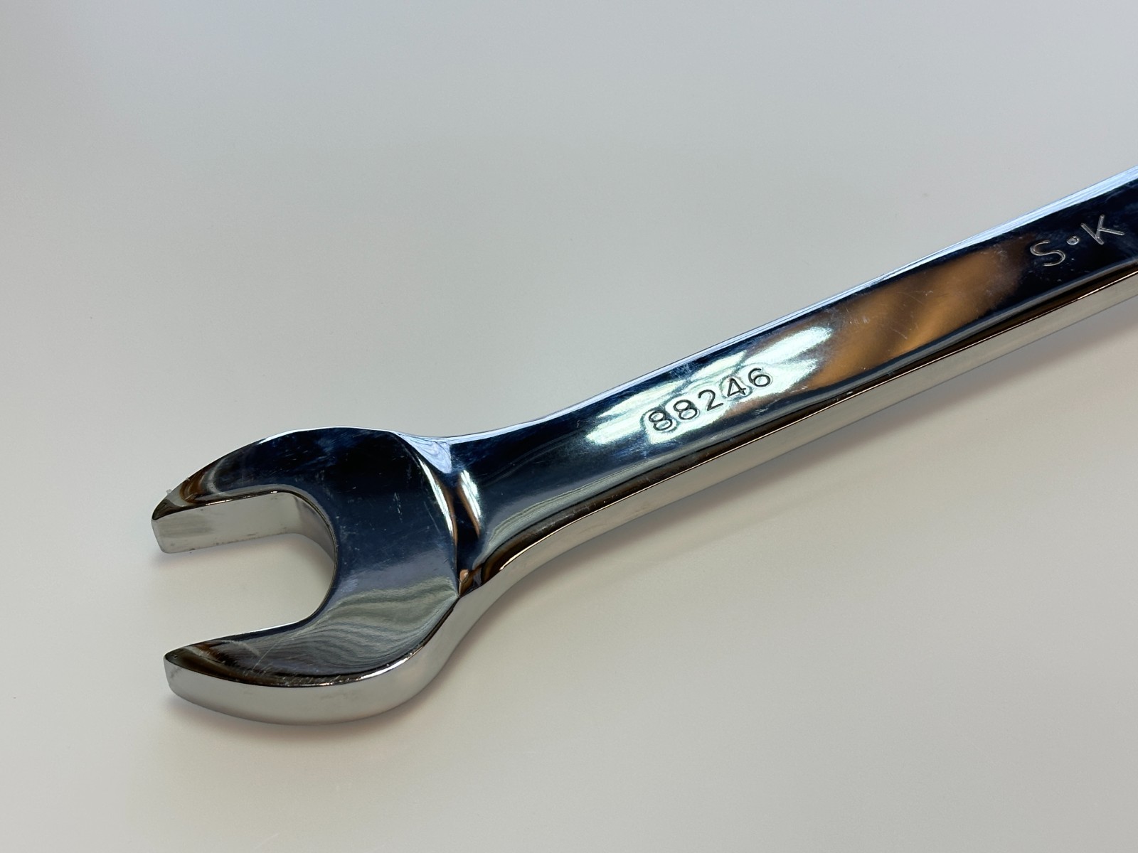 NEW SK Tools USA 88246 SAE 1-7/16″ Full Polish Combination Wrench, 12 Point, NOS