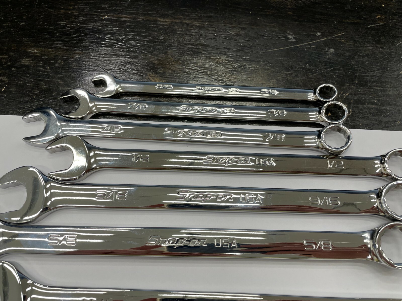 Snap-on Tools USA NEW 10pc 12 Point Flank Drive PLUS Combo Wrench Set SOEX710