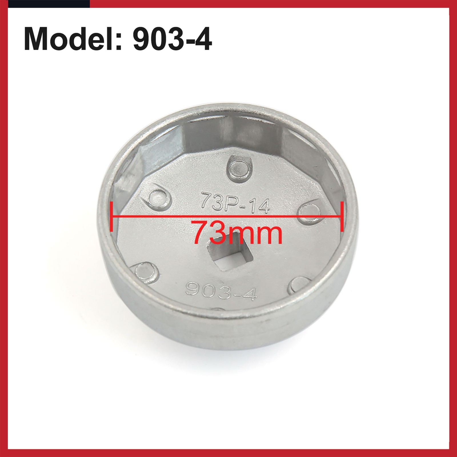 14Flutes 73mm Inside Dia Cap Type Oil Filter Wrench Cup for Lexus for Toyota