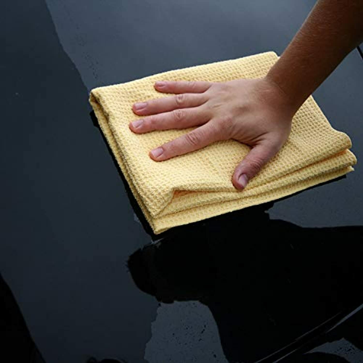 Meguiar’s X2000 Water Magnet Microfiber Drying Towel, 1 Pack , Yellow , 22″ x