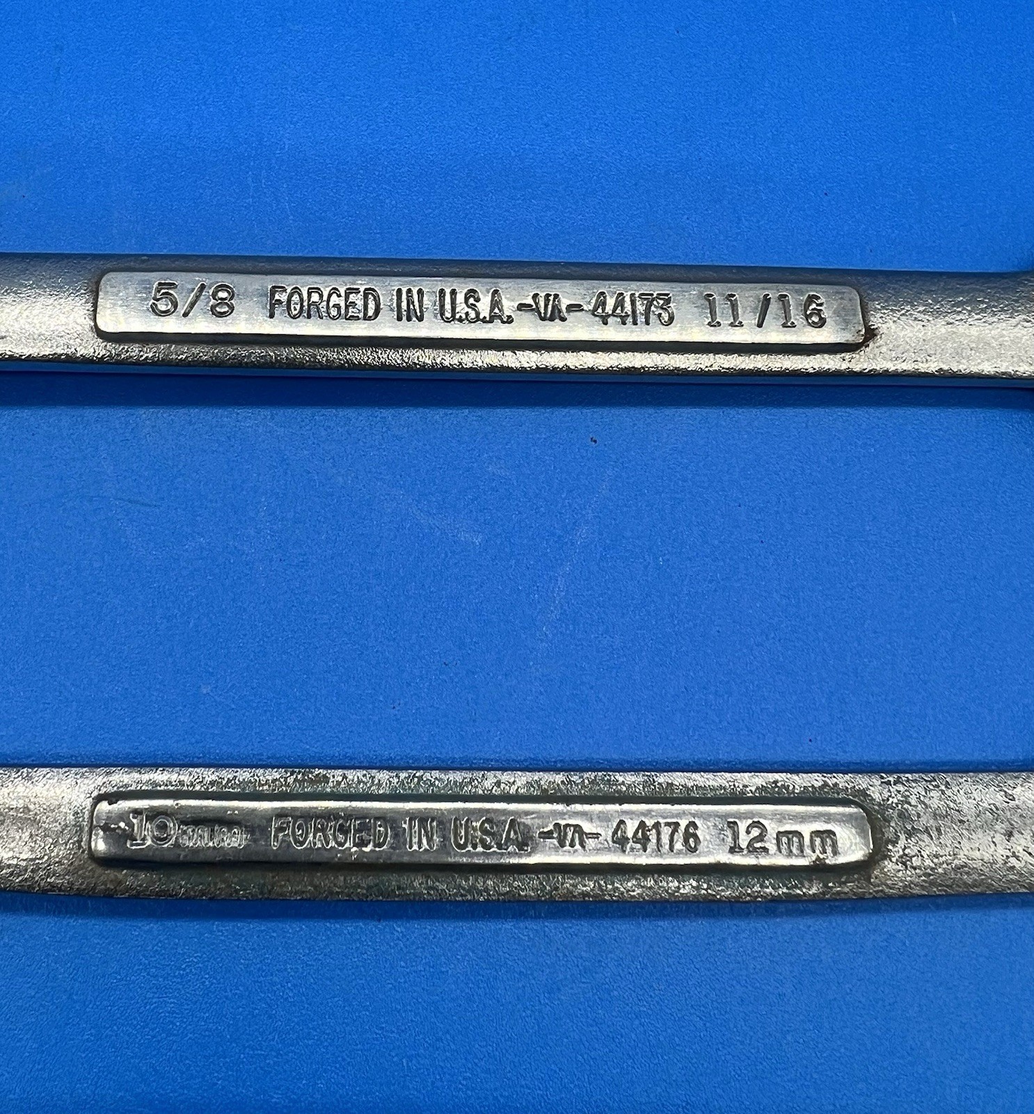 Craftsman Double End Flare Nut Wrenches 11/16” x 5/8” 44173 & 10-12mm 44176 USA