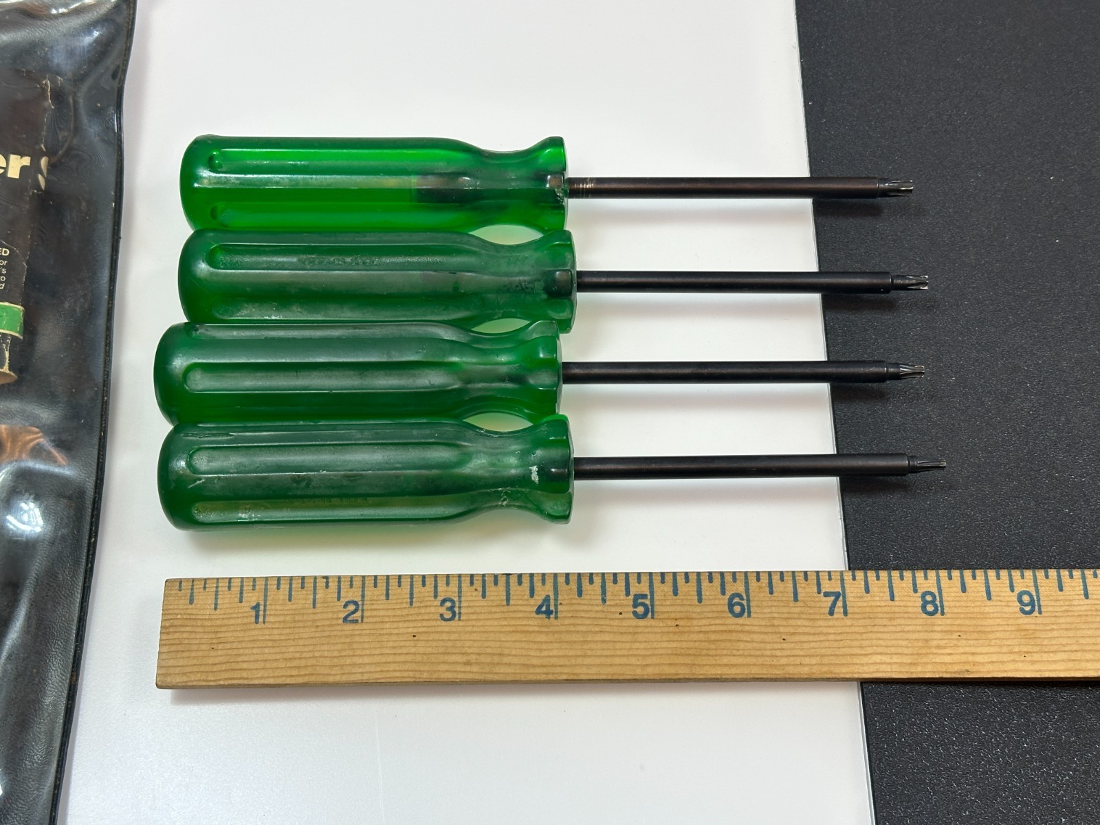 🇺🇸 Thorsen Tools USA TS-4 4pc GREEN Torx Screwdriver Set, T15, T20, T25, T30