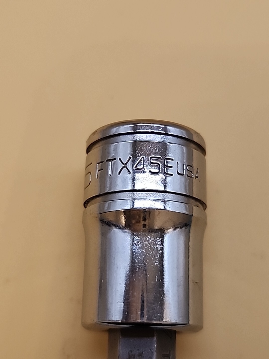 Snap-on Tools 3/8″ Drive T45 Std Torx Bit Chrome Socket Driver FTX45A USA
