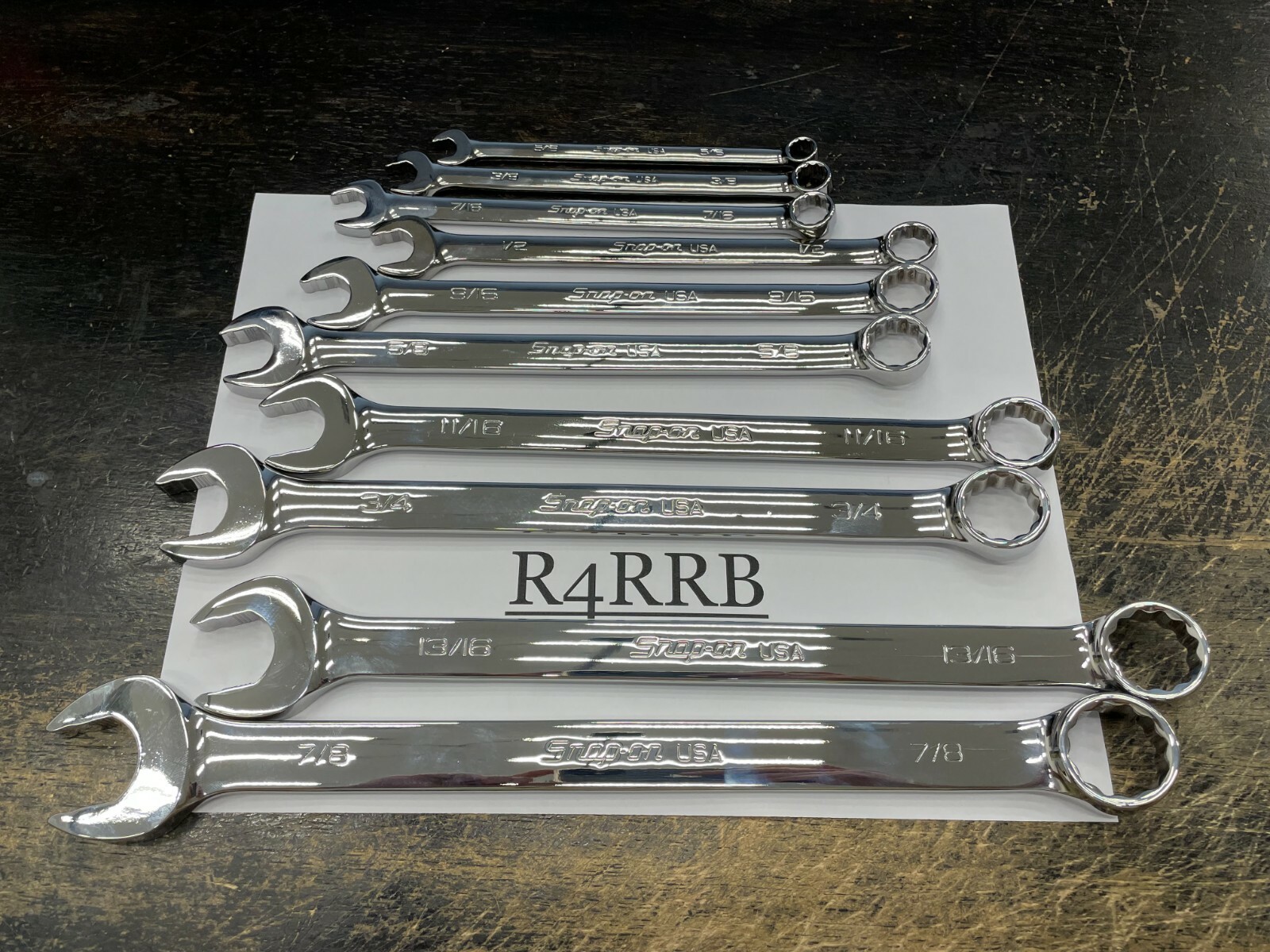 Snap-on Tools USA NEW 10pc 12 Point Flank Drive PLUS Combo Wrench Set SOEX710