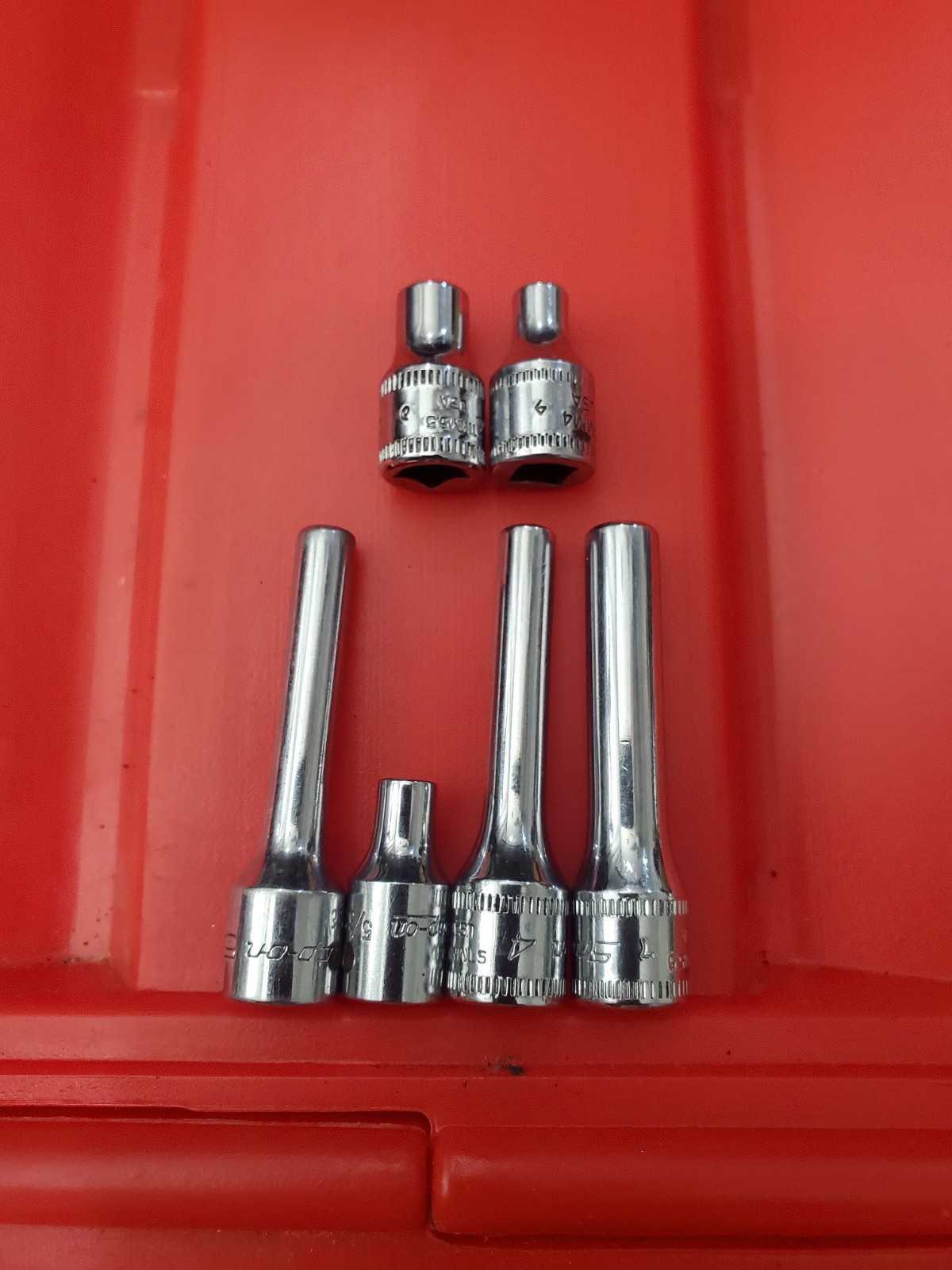 50 Pcs Snap On 1/4″ Dr General Service Set Metric SAE Sockets Ratchet 144TMPB +6