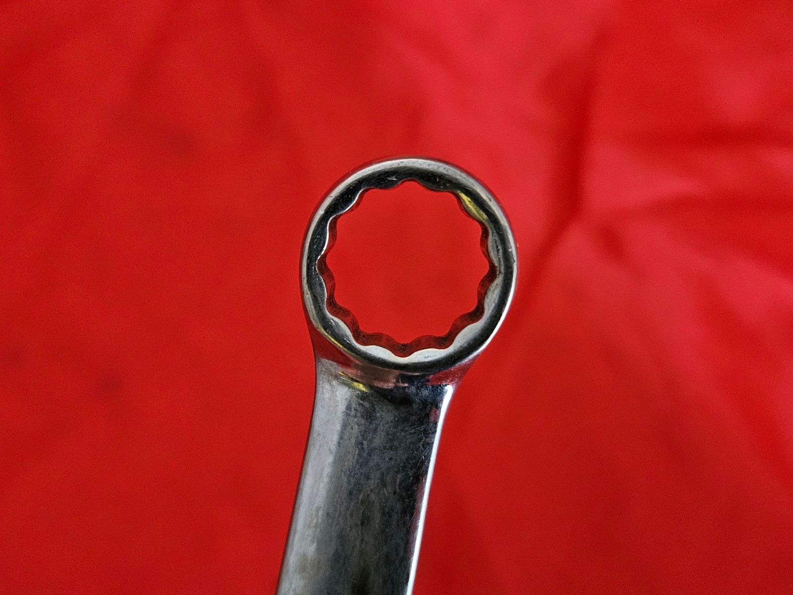 Snap-on OEX180 9/16″ 12 Point Short Combination Wrench Open Box End USA SAE M1