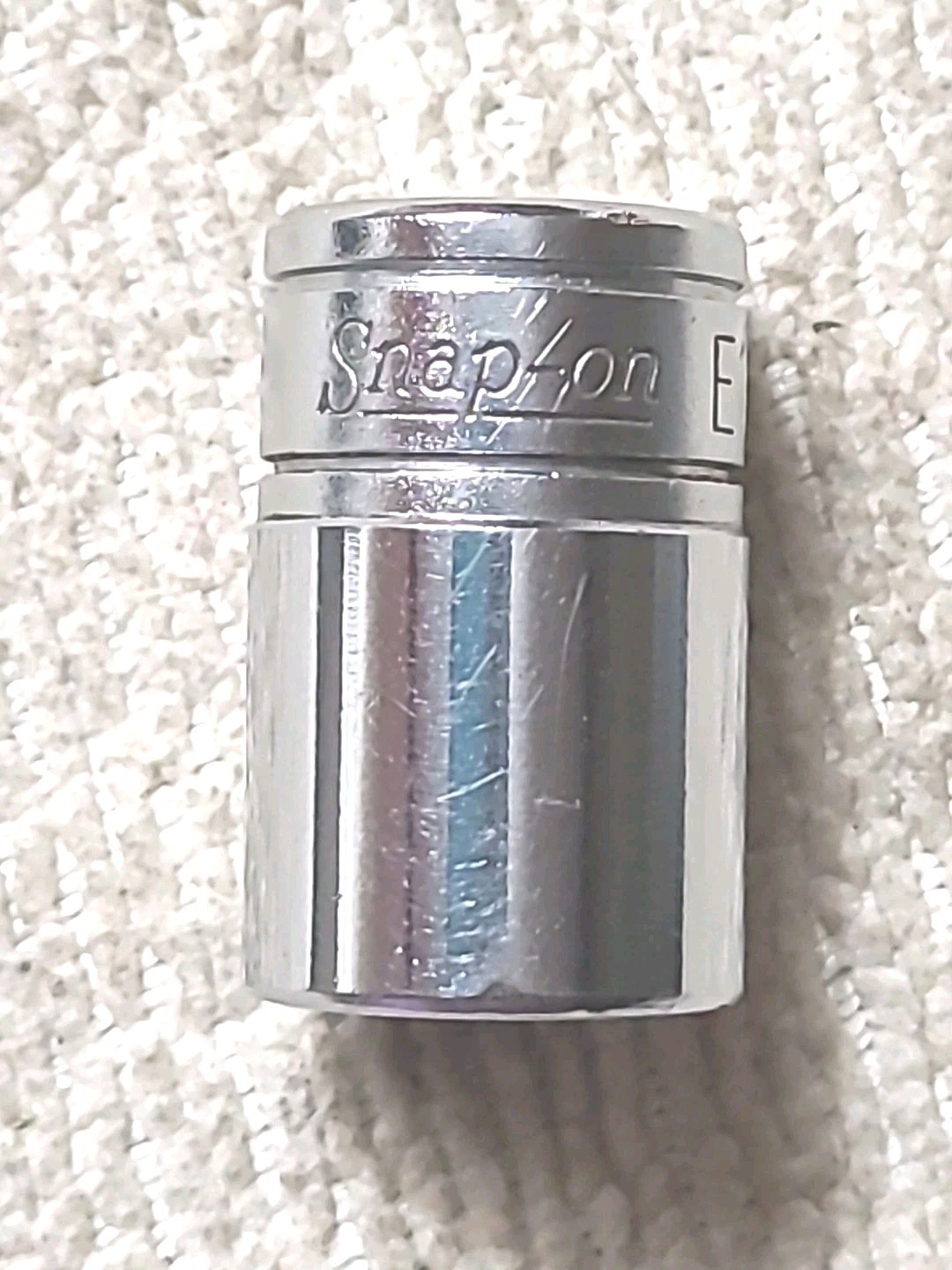 Snap On Tools FLE160 3/8” Drive Torx E16 Shallow Chrome Socket USA MADE TOOL.