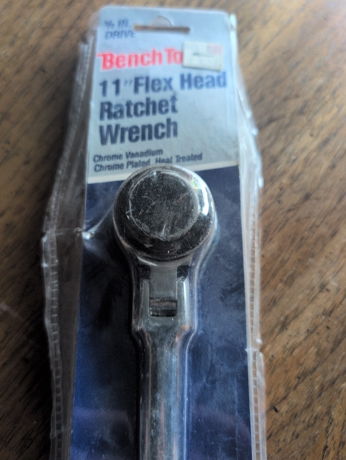 BENCHTOP RATCHET 3/8” Drive11″ Flex Head Ratchet Wrench NEW SEALED FAST SHIP