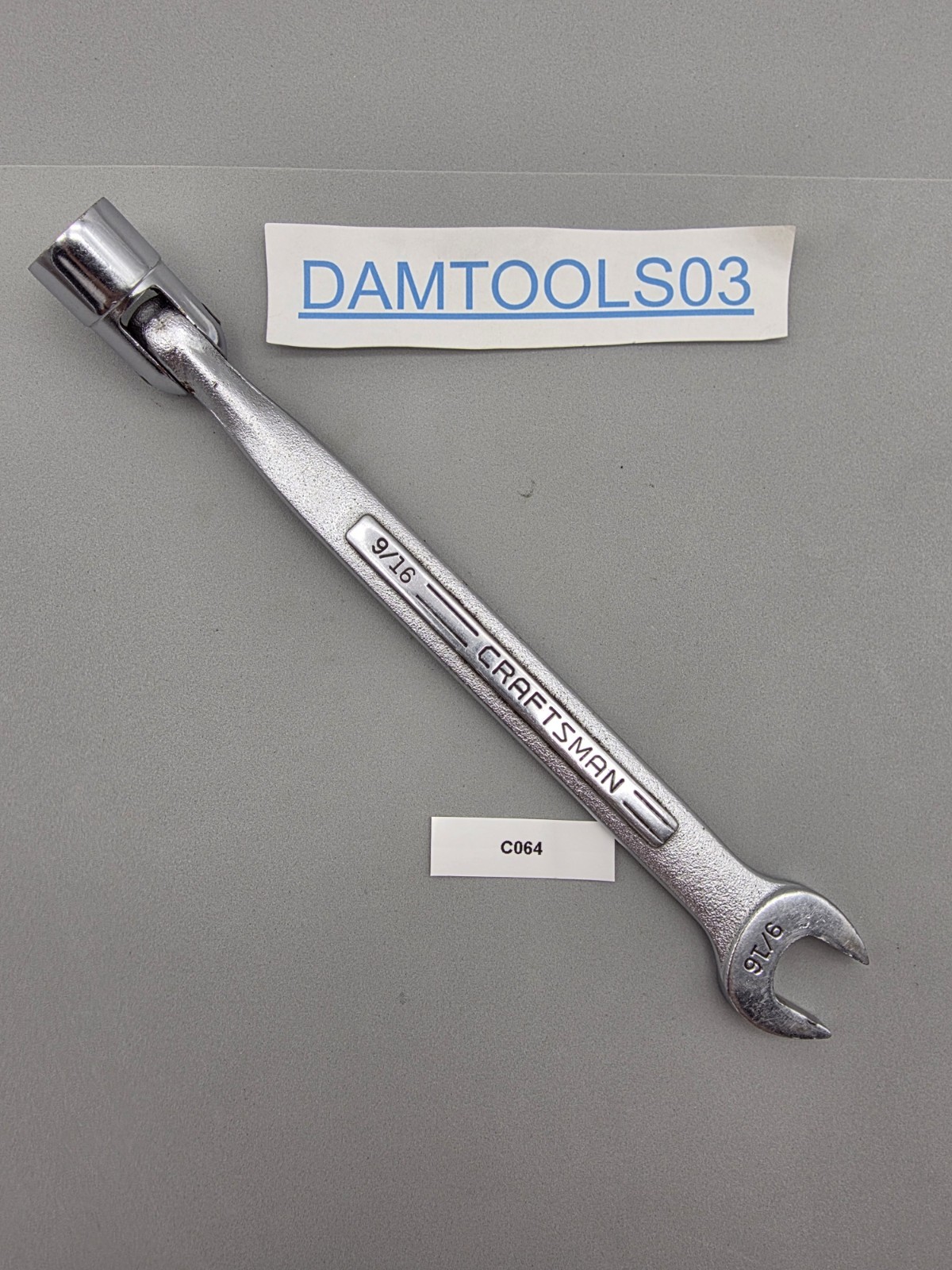 Craftsman Tools 9/16″ Saltus Socket Wrench 42543 Flex End -V- USA