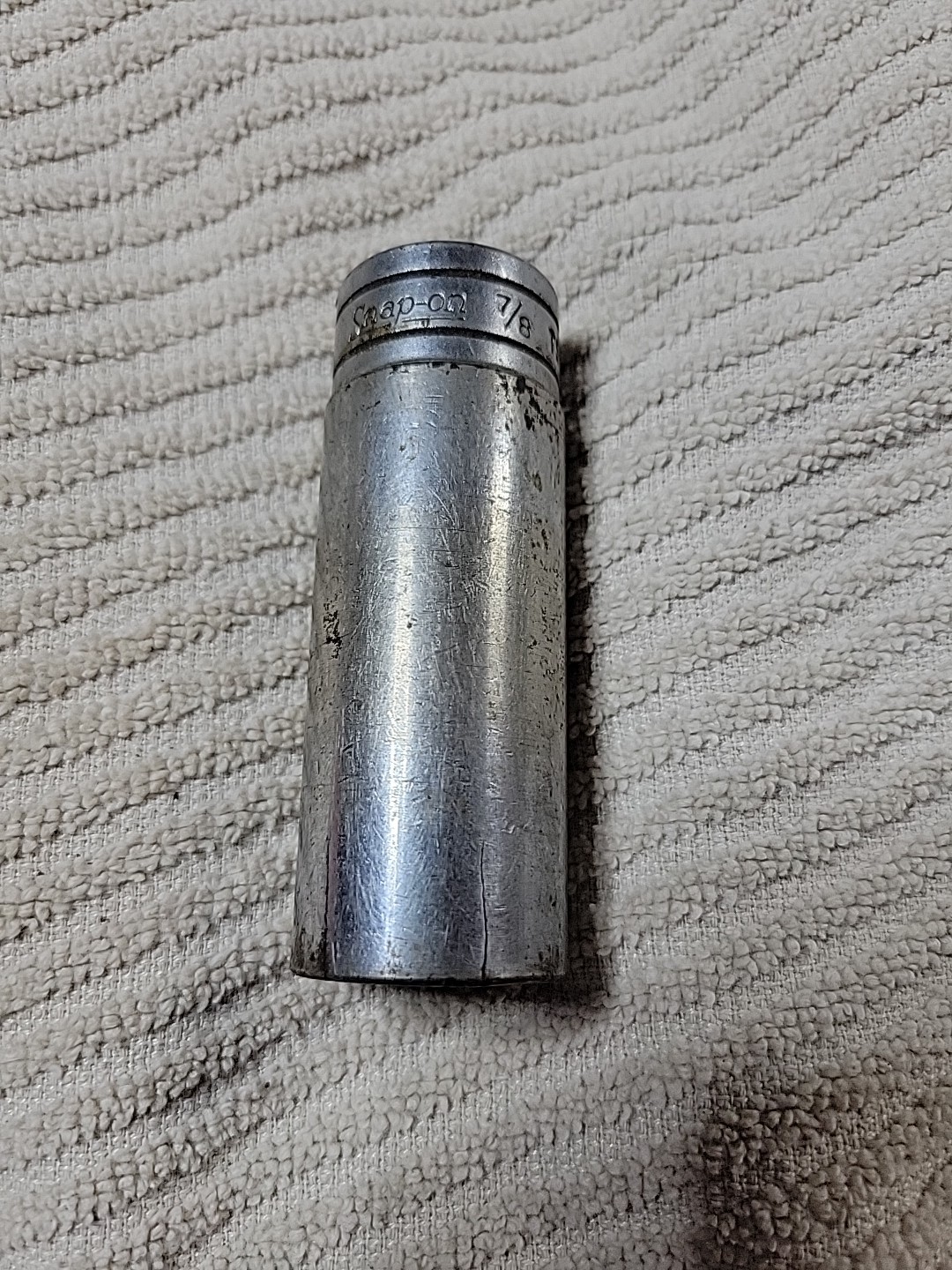 Vintage Snap-on TS-281 7/8″ Deep Socket 1/2″ Drive 6 pt SAE Chrome USA Snap On