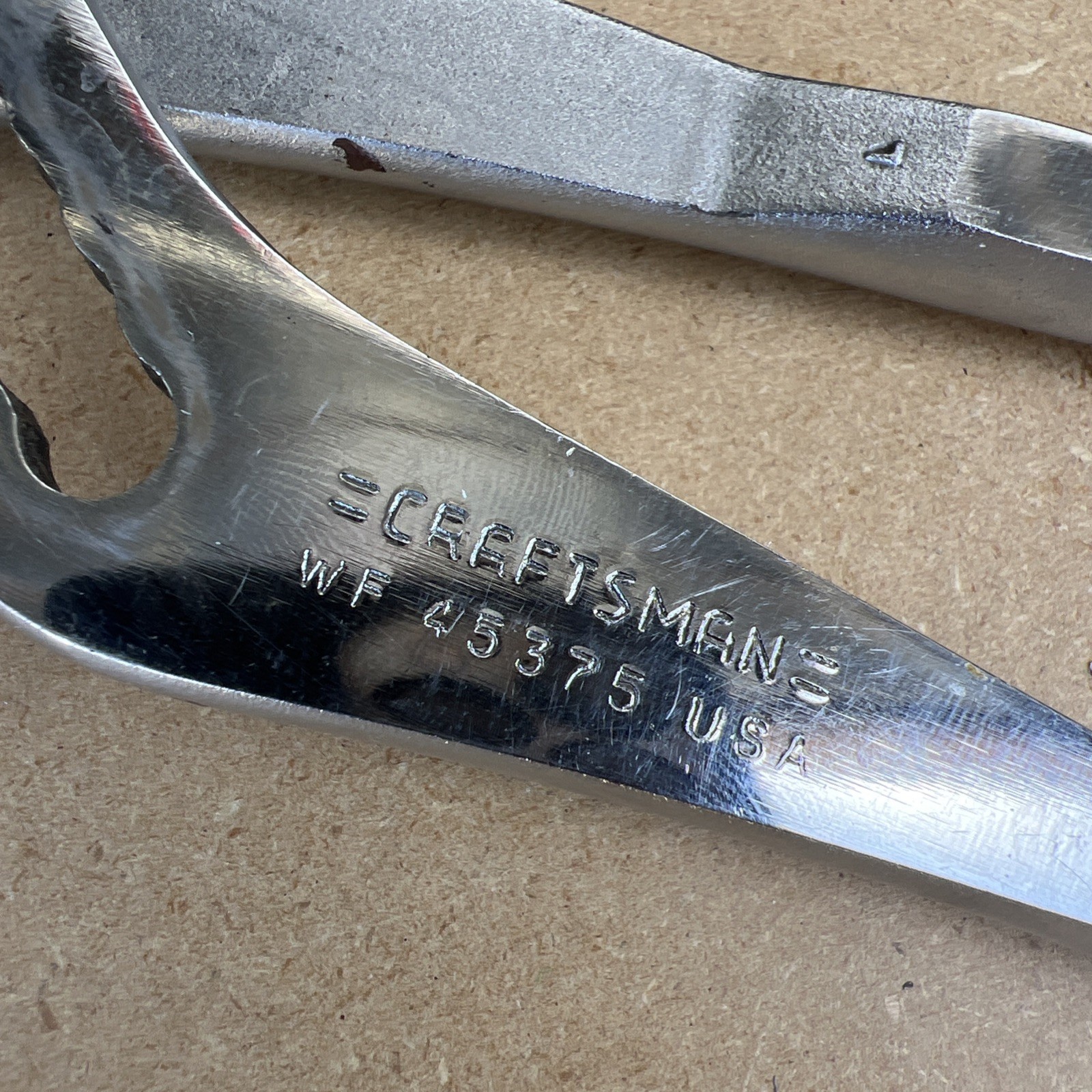 Craftsman Slip Joint Pliers 11″ Water Pump Channel Lock Style 45375 Vintage USA