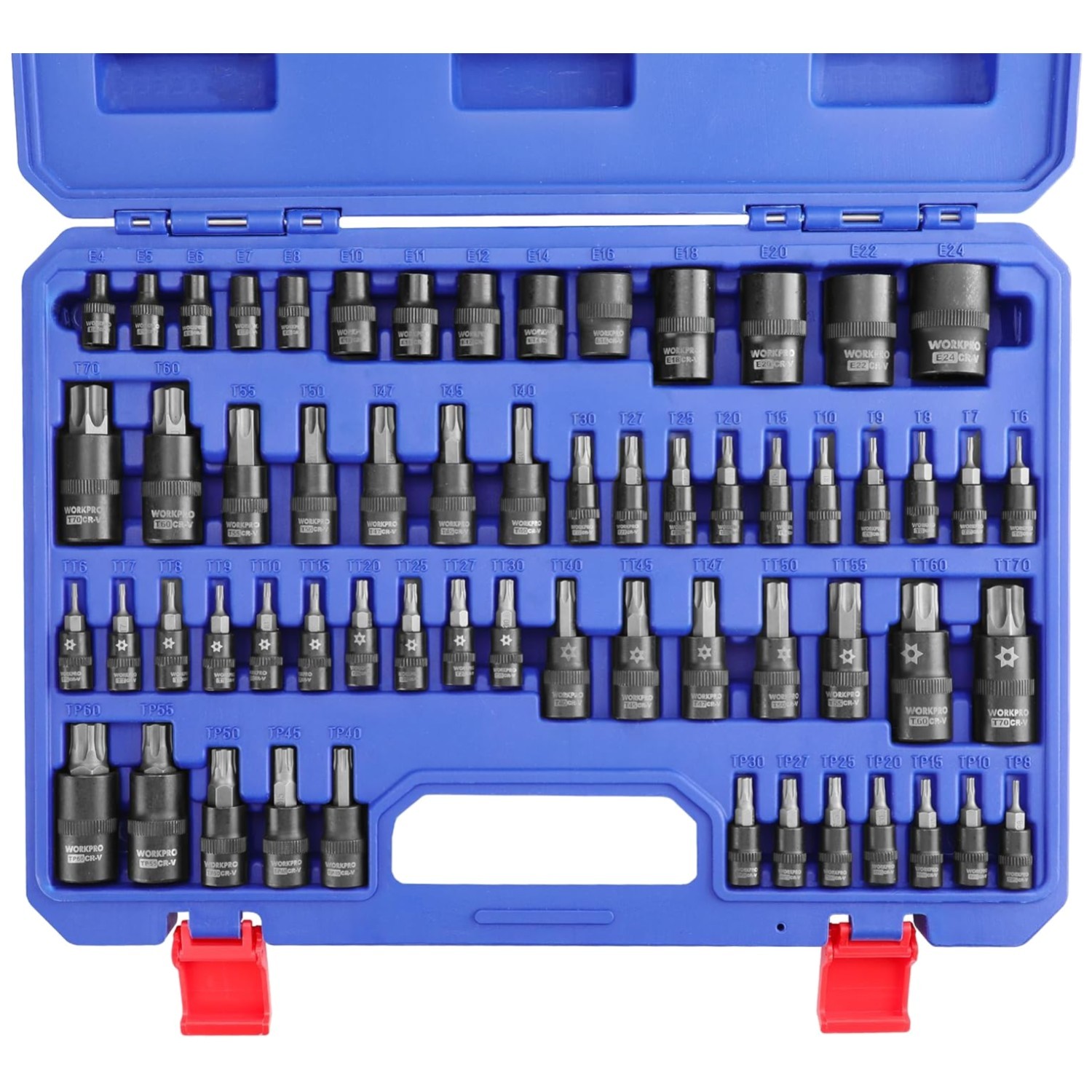 Torx Bit Socket Set, 1/4″ 3/8″ 1/2″ Drive
